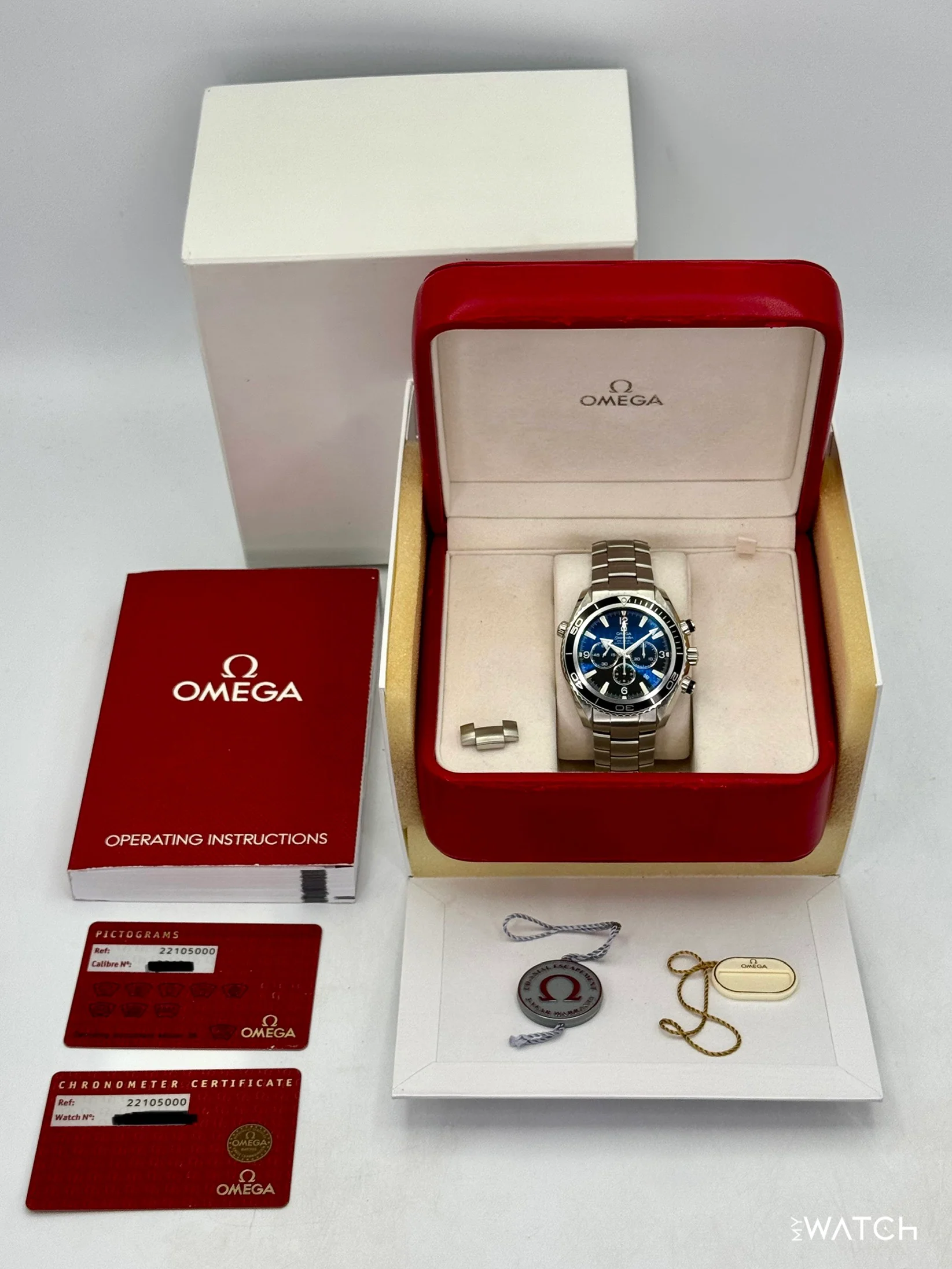 Omega Seamaster Planet Ocean Chronograph 45.5mm 2210.50.00 Black Dial - Image 10
