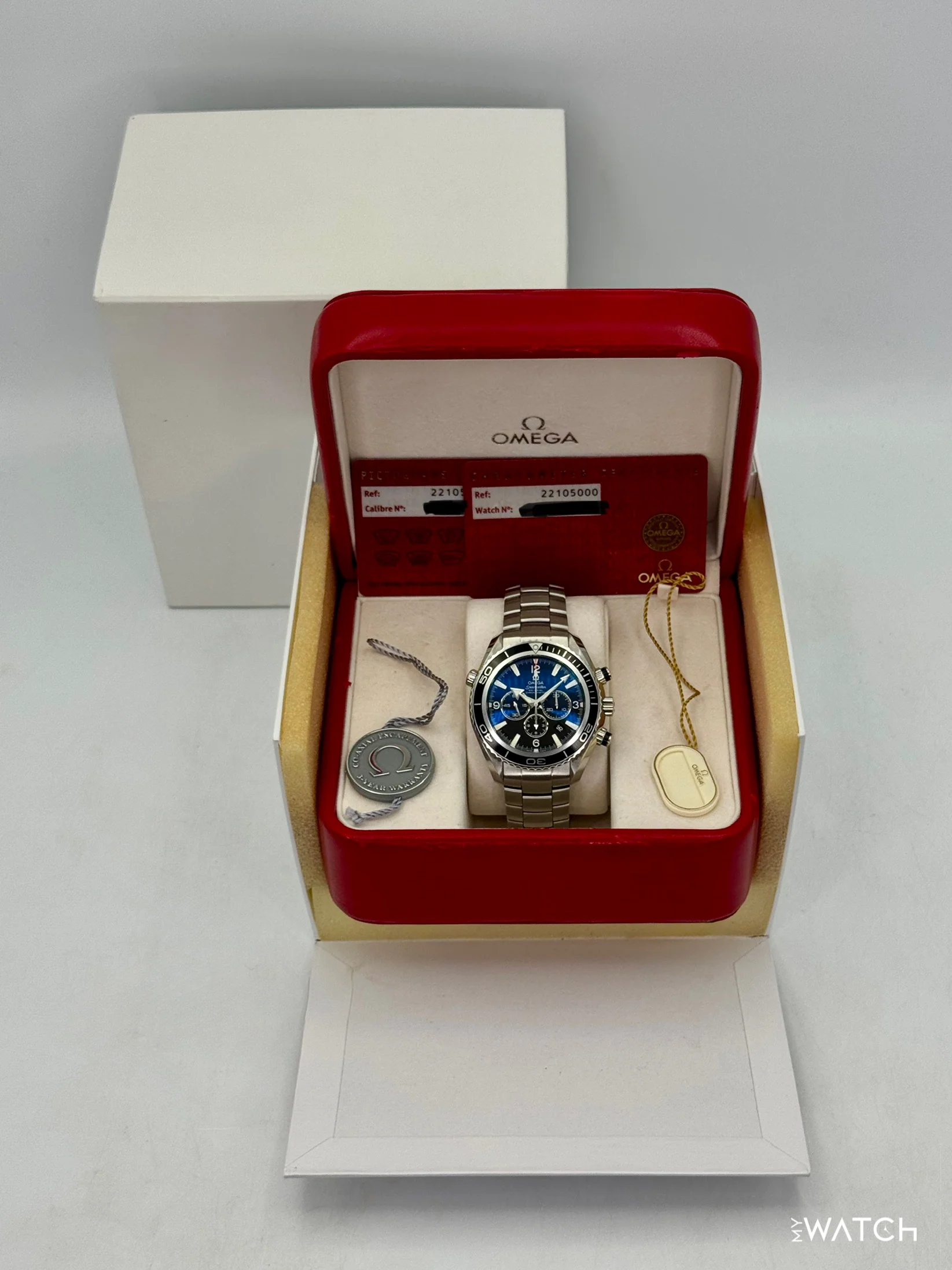 Omega Seamaster Planet Ocean Chronograph 45.5mm 2210.50.00 Black Dial - Image 9