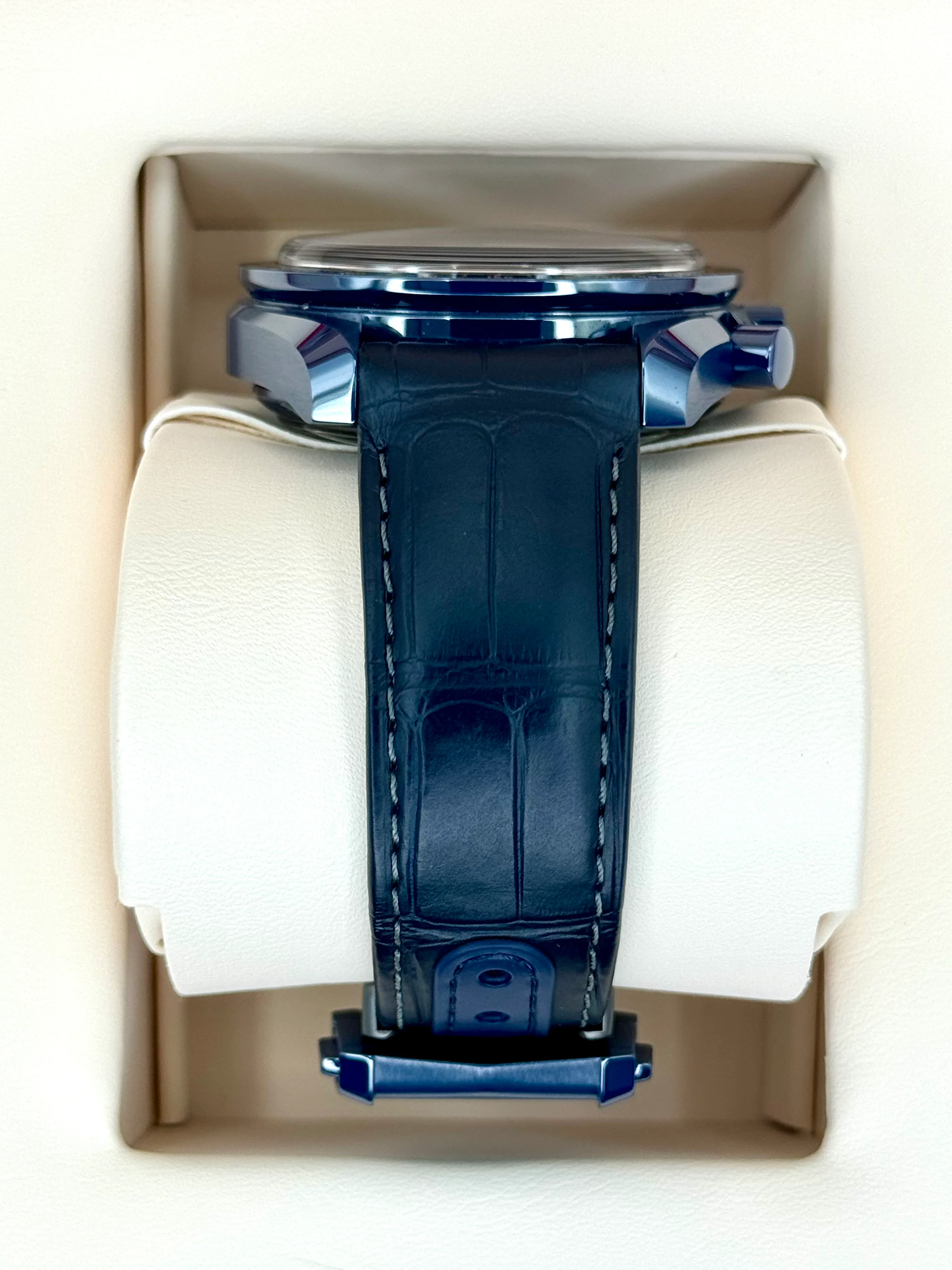 New 2024 Omega Speedmaster Moonphase 44.2mm 30493445203001 Blue Dial - Image 3