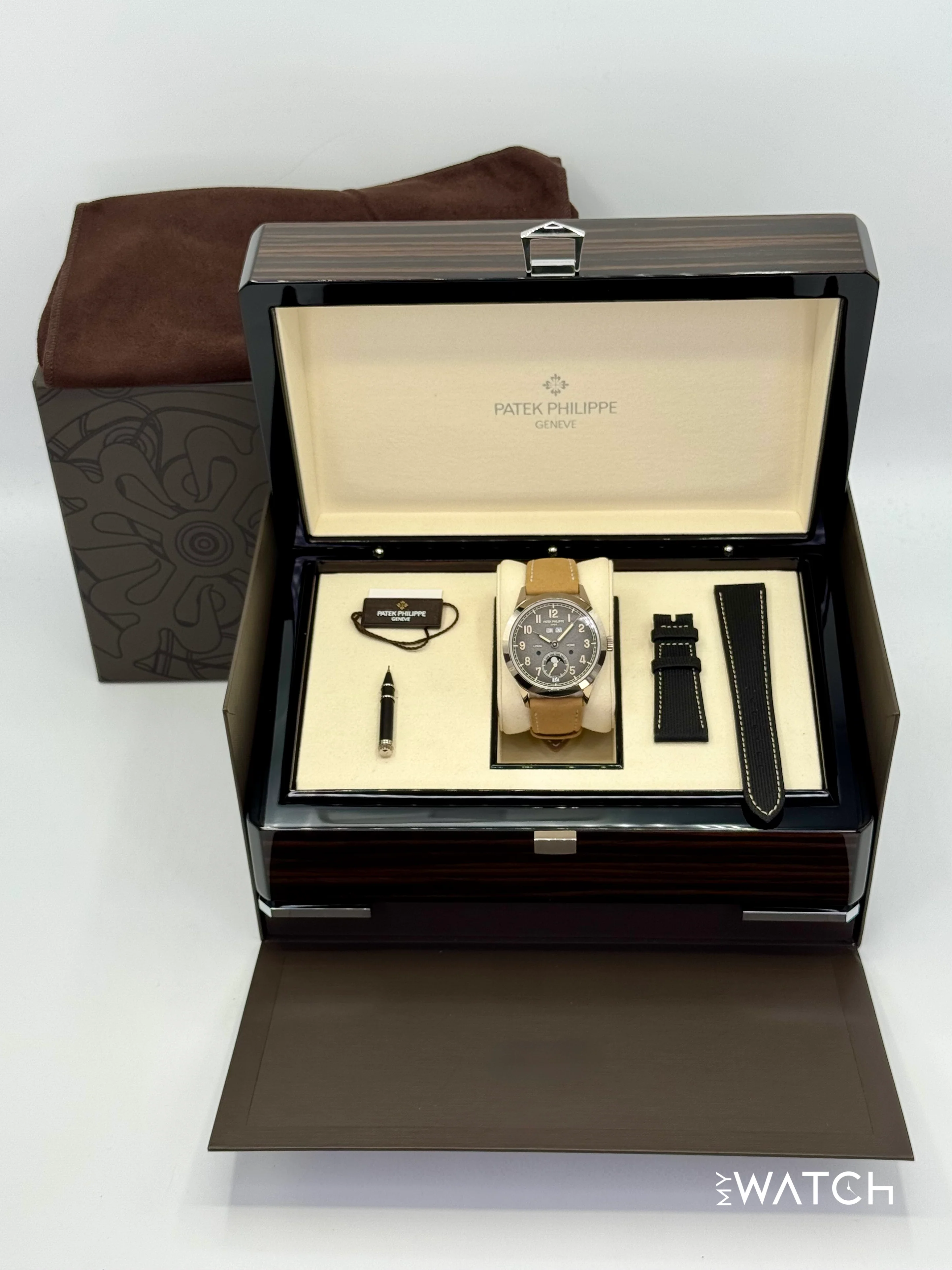 NEW 2025 Patek Philippe 42mm 5326G Annual Calendar Travel Time Compliations - Image 9