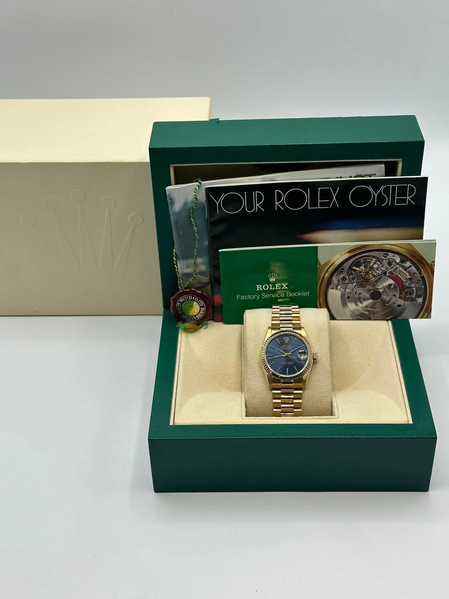 Rolex Datejust Presidential 31mm 68278 Blue Stick Dial - Image 12