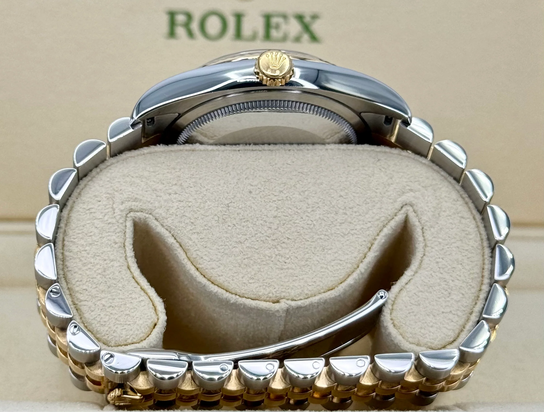 Rolex Datejust 36mm 116233 Two-Tone Jubilee Champagne Stick Dial - Image 9