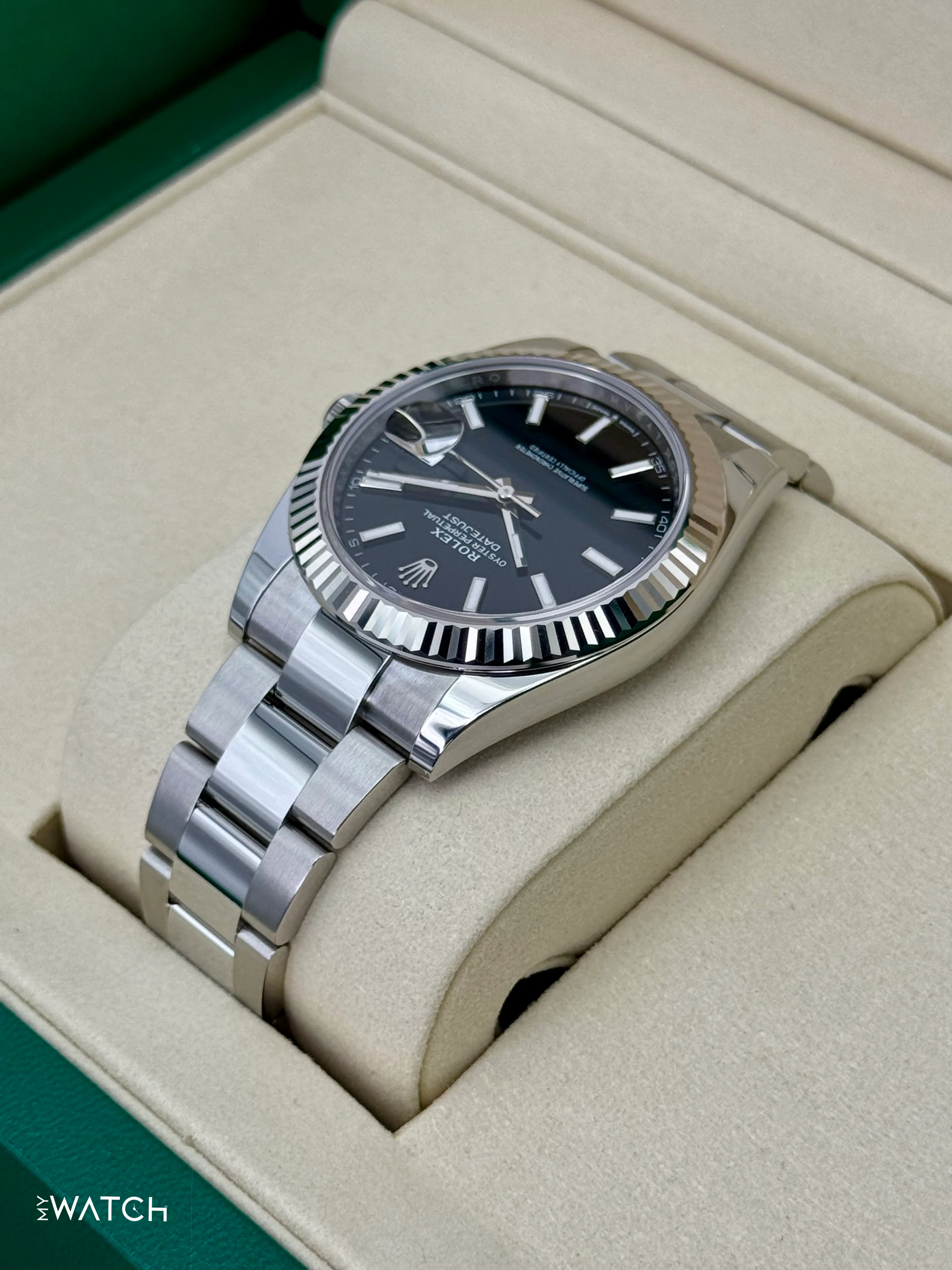 NEW 2025 Rolex Datejust 41mm 126334 Oyster Black Dial - Image 7