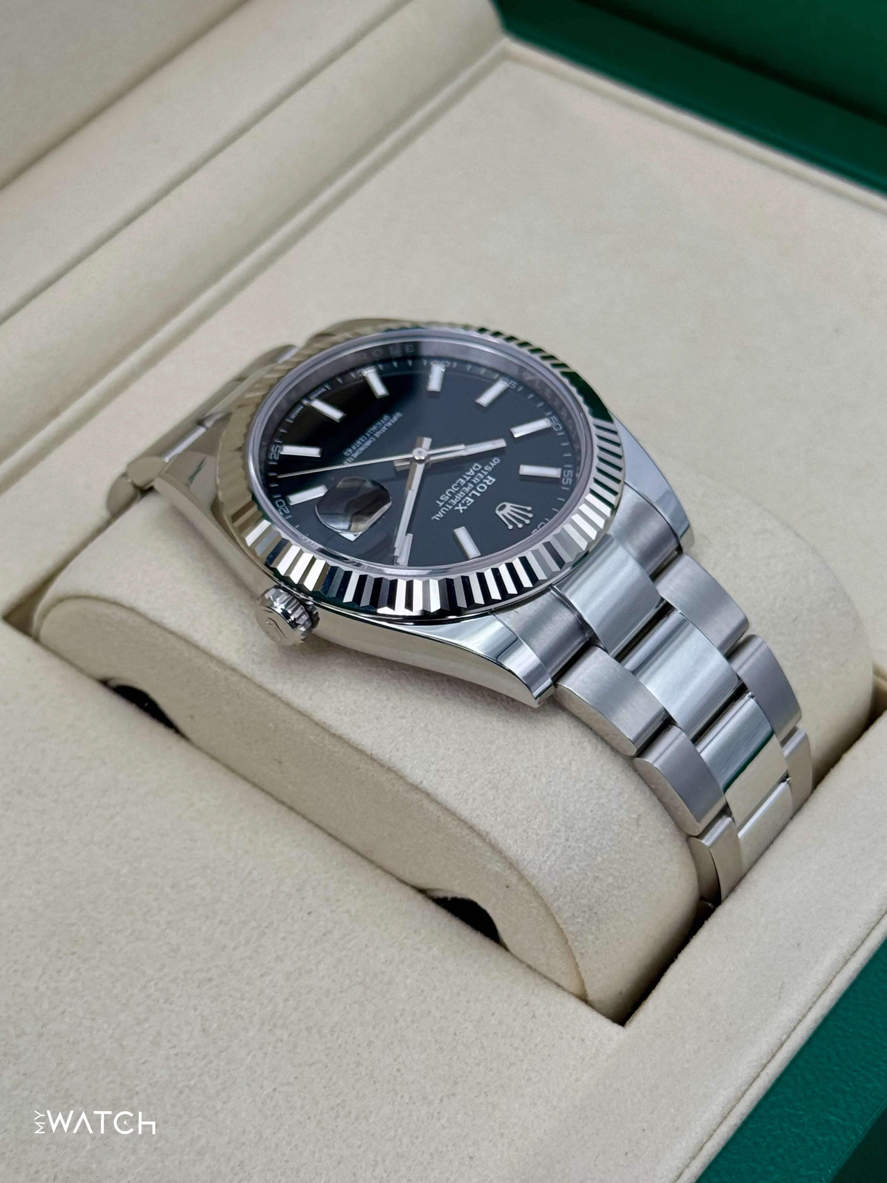 NEW 2025 Rolex Datejust 41mm 126334 Oyster Black Dial - Image 8