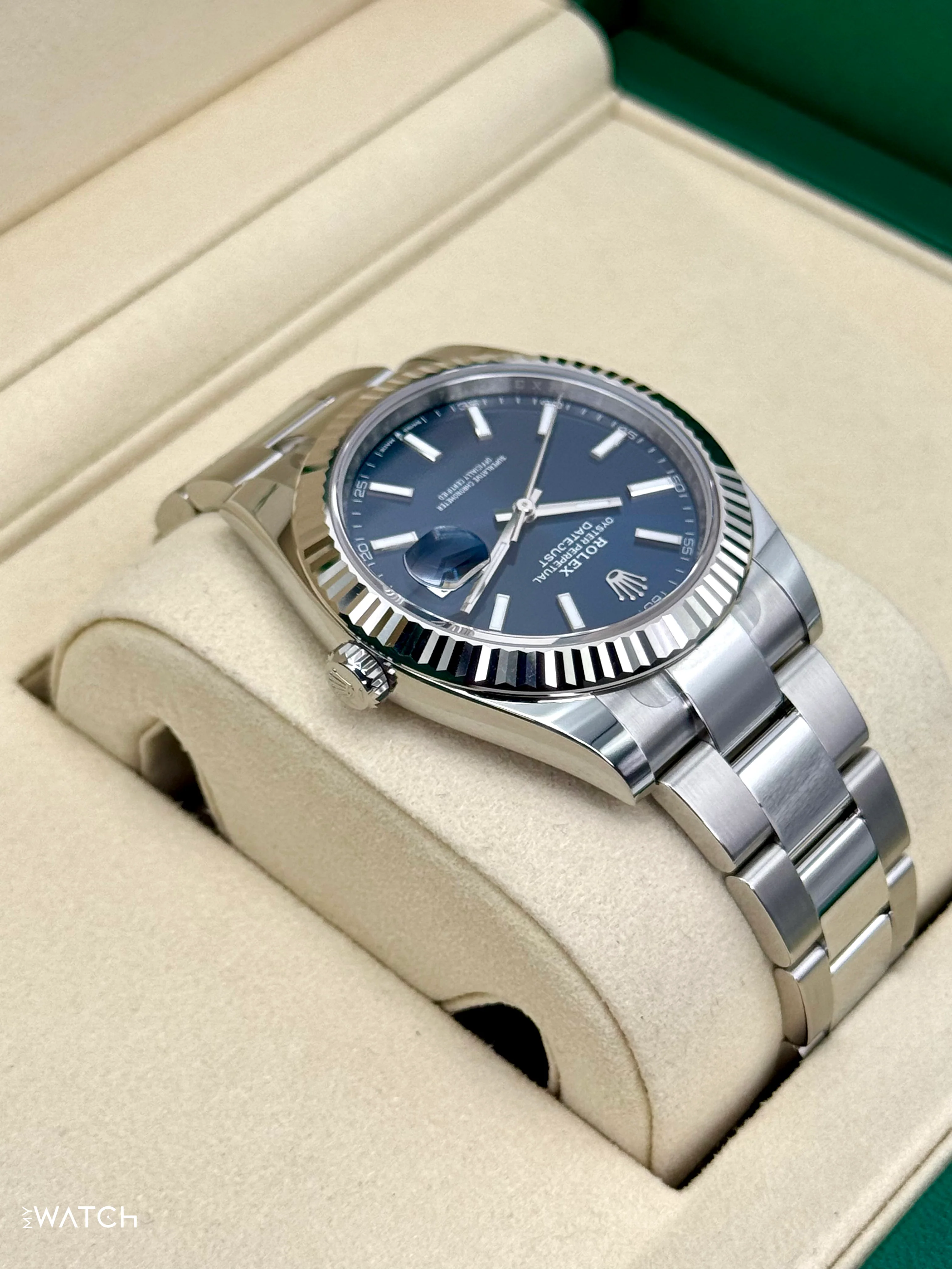 NEW 2025 Rolex Datejust 41mm 126334 Stainless Steel Oyster Blue Dial - Image 8