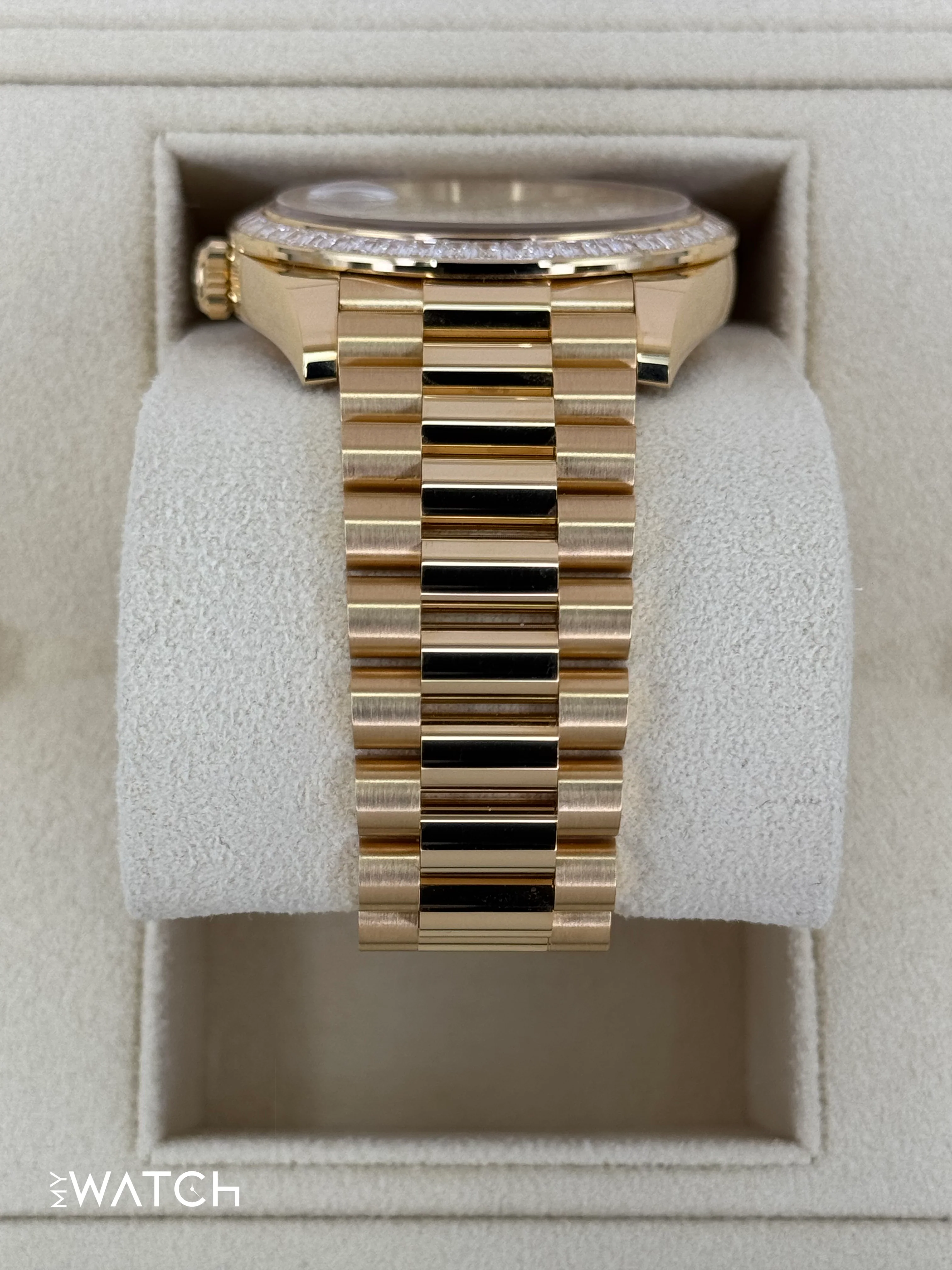 2025 Rolex Day-Date 40mm 228398TBR Diamond Paved Dial - Image 3