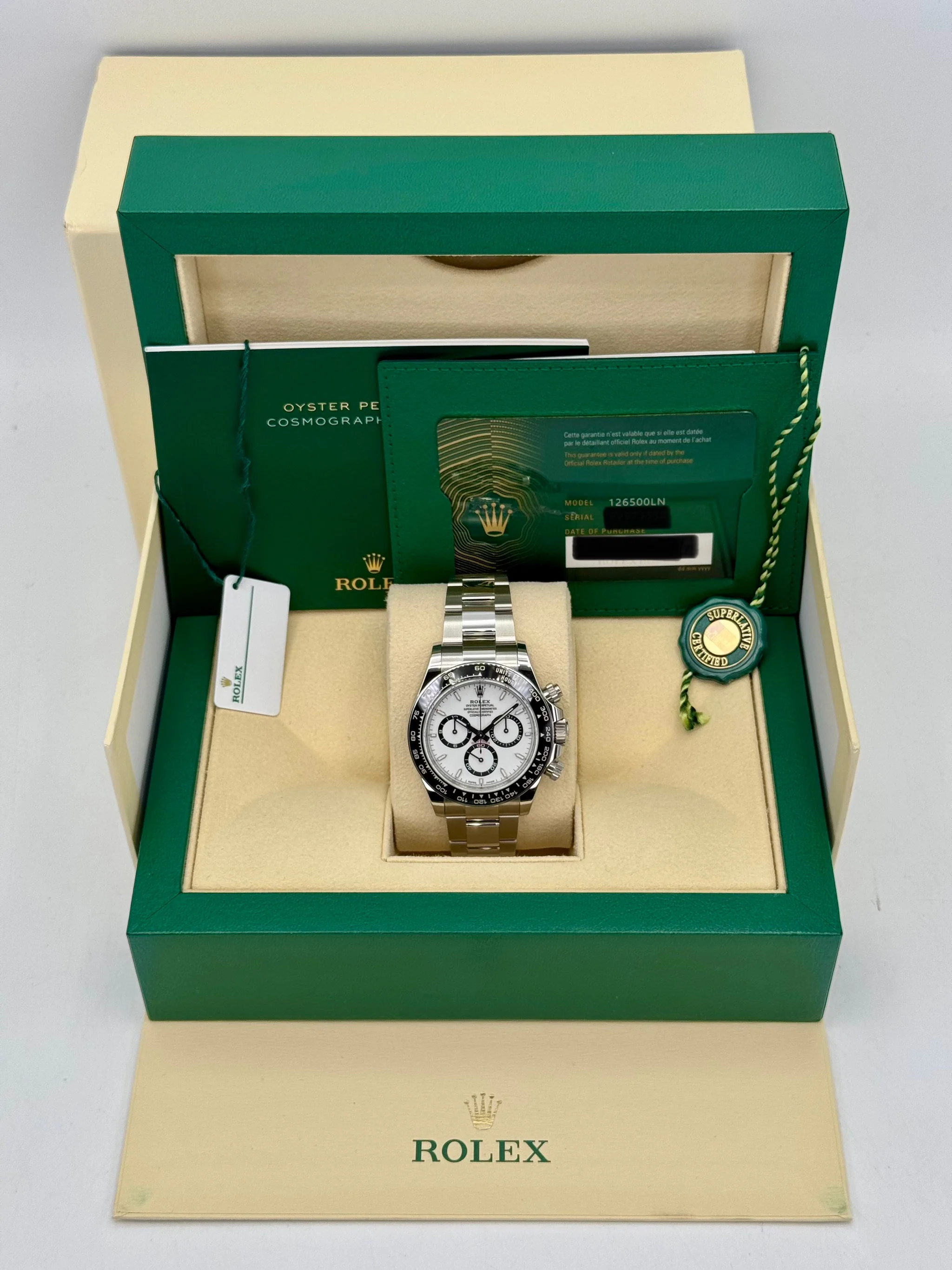 NEW 2024 Rolex Daytona 40mm 126500LN Stainless Steel Panda Dial - Image 12