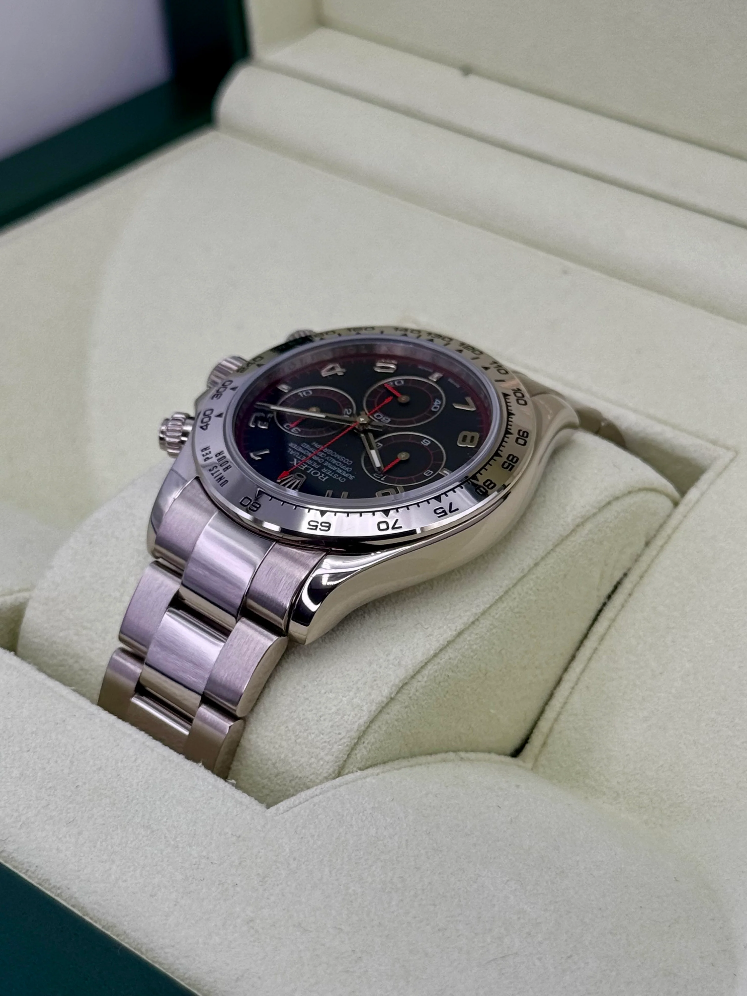2010 Rolex Daytona 40mm 116509 White Gold Grey Arabic Racing Dial - Image 7