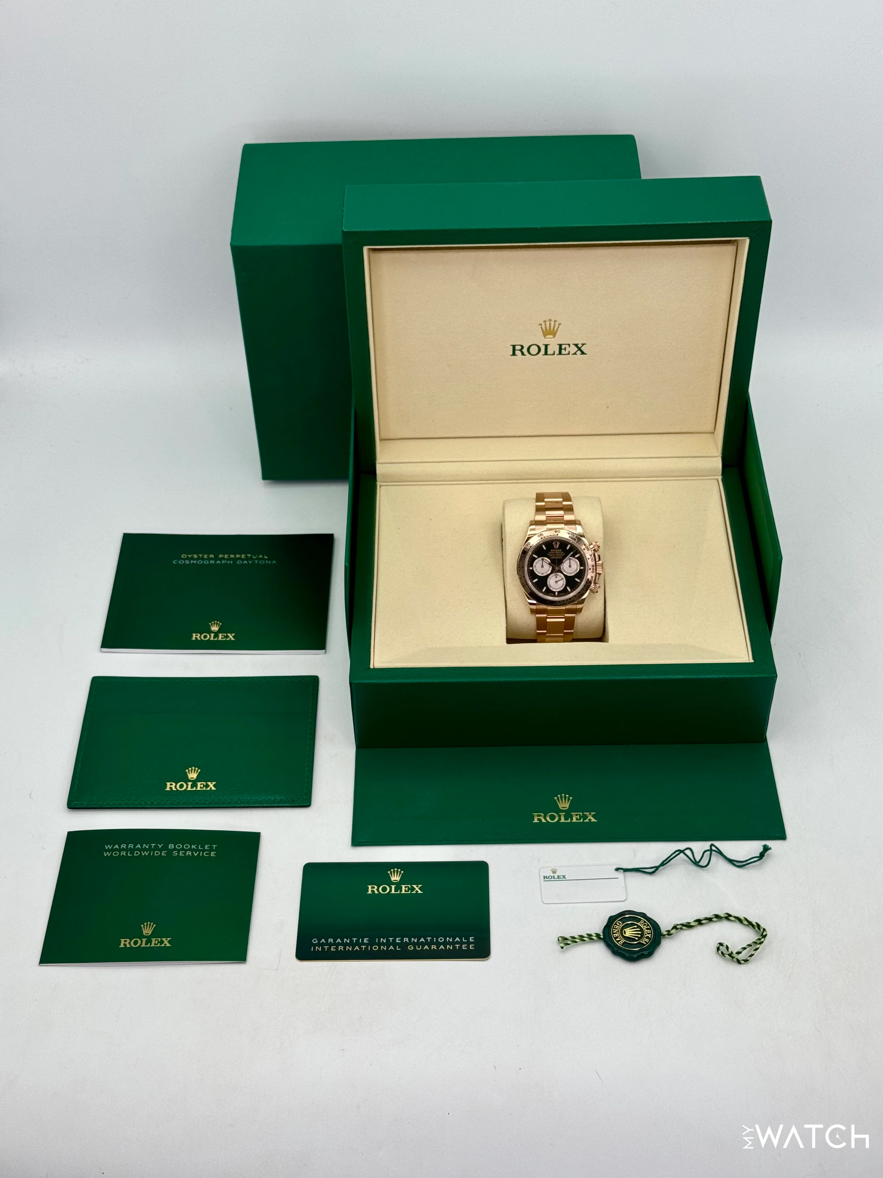 NEW 2025 Rolex Daytona 40mm 126505 Rose Gold Black Dial - Image 10