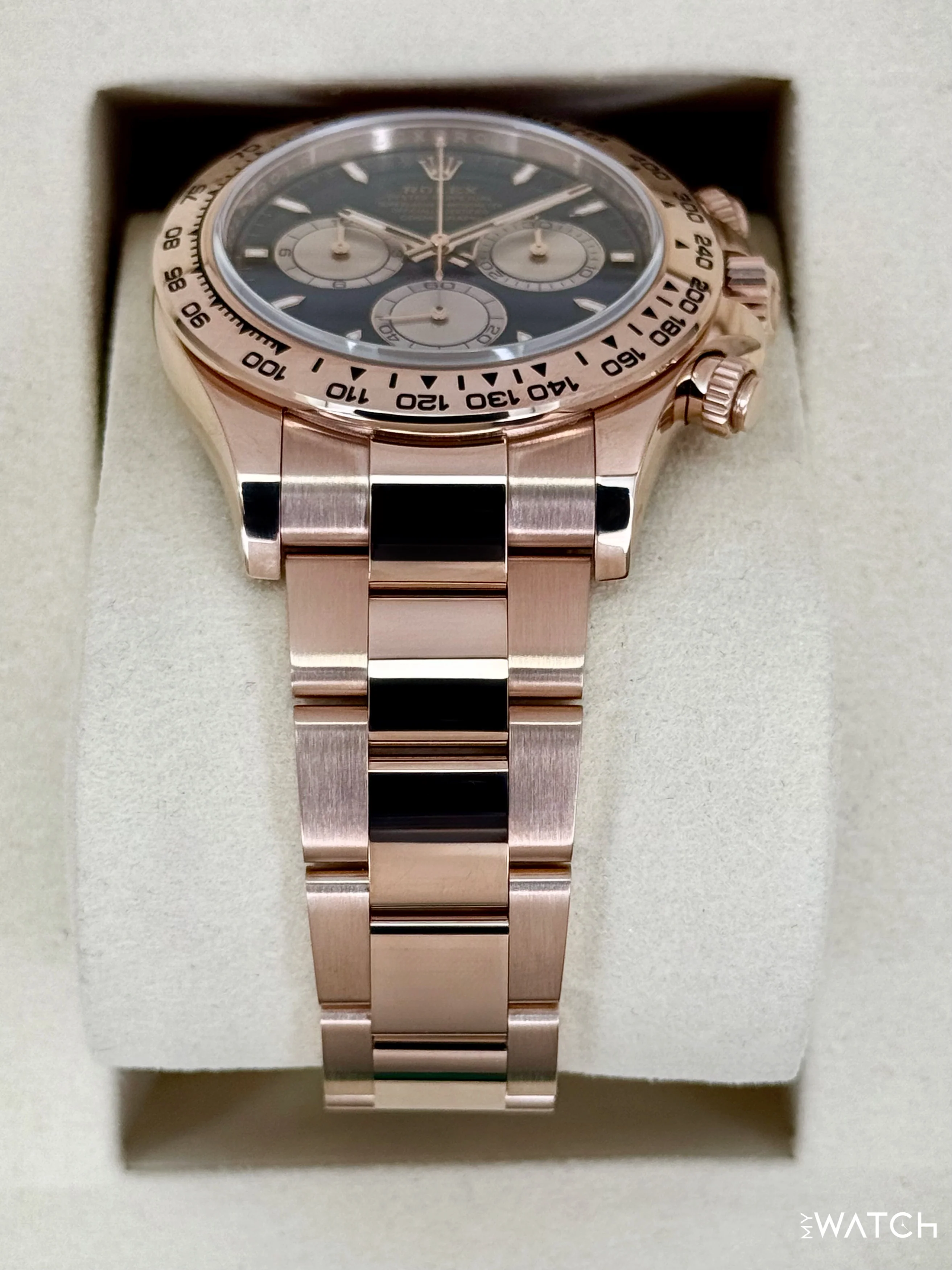 NEW 2025 Rolex Daytona 40mm 126505 Rose Gold Black Dial - Image 3