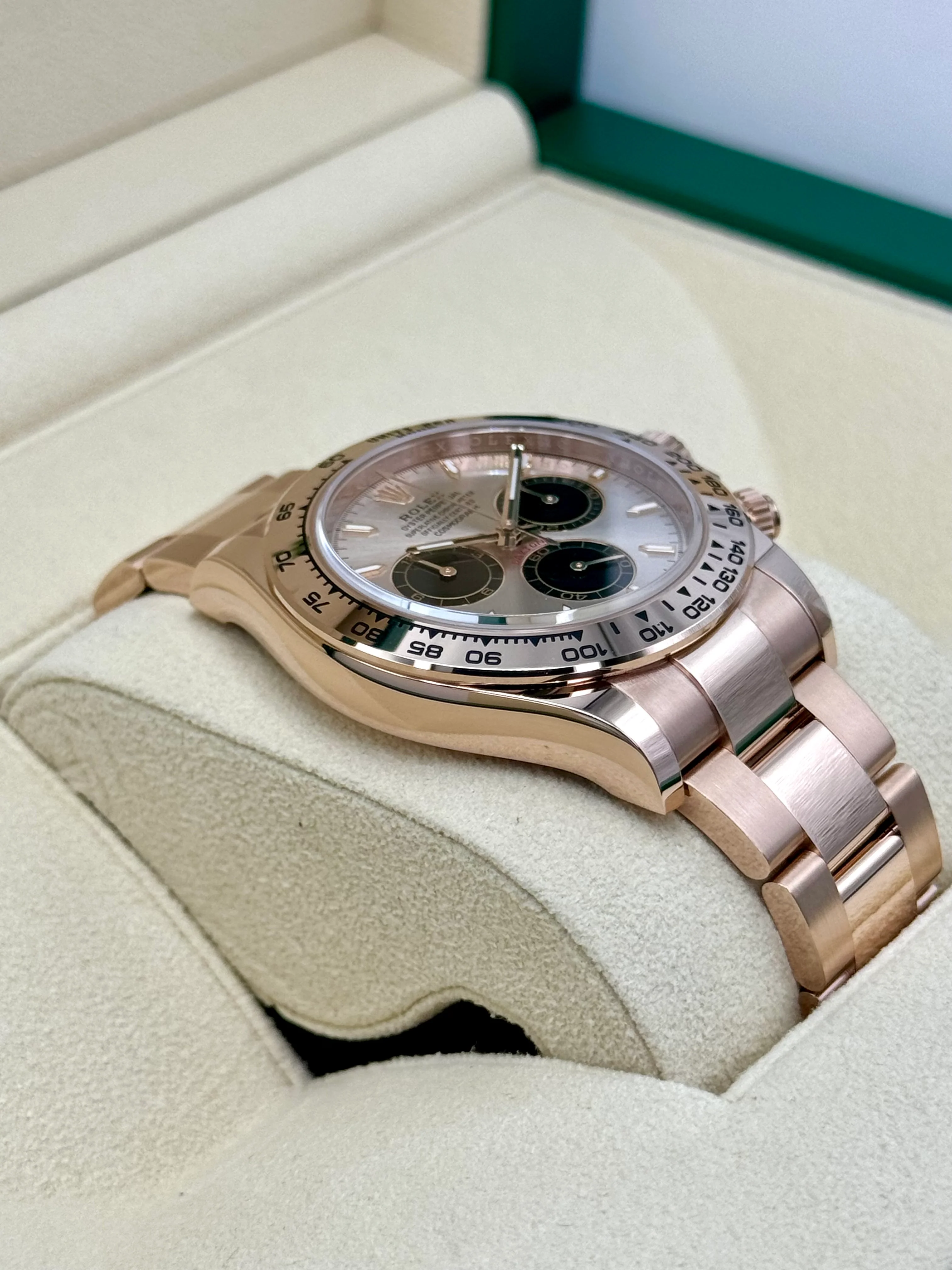 NEW 2025 Rolex Daytona 40mm 126505 Rose Gold Sundust Dial - Image 6