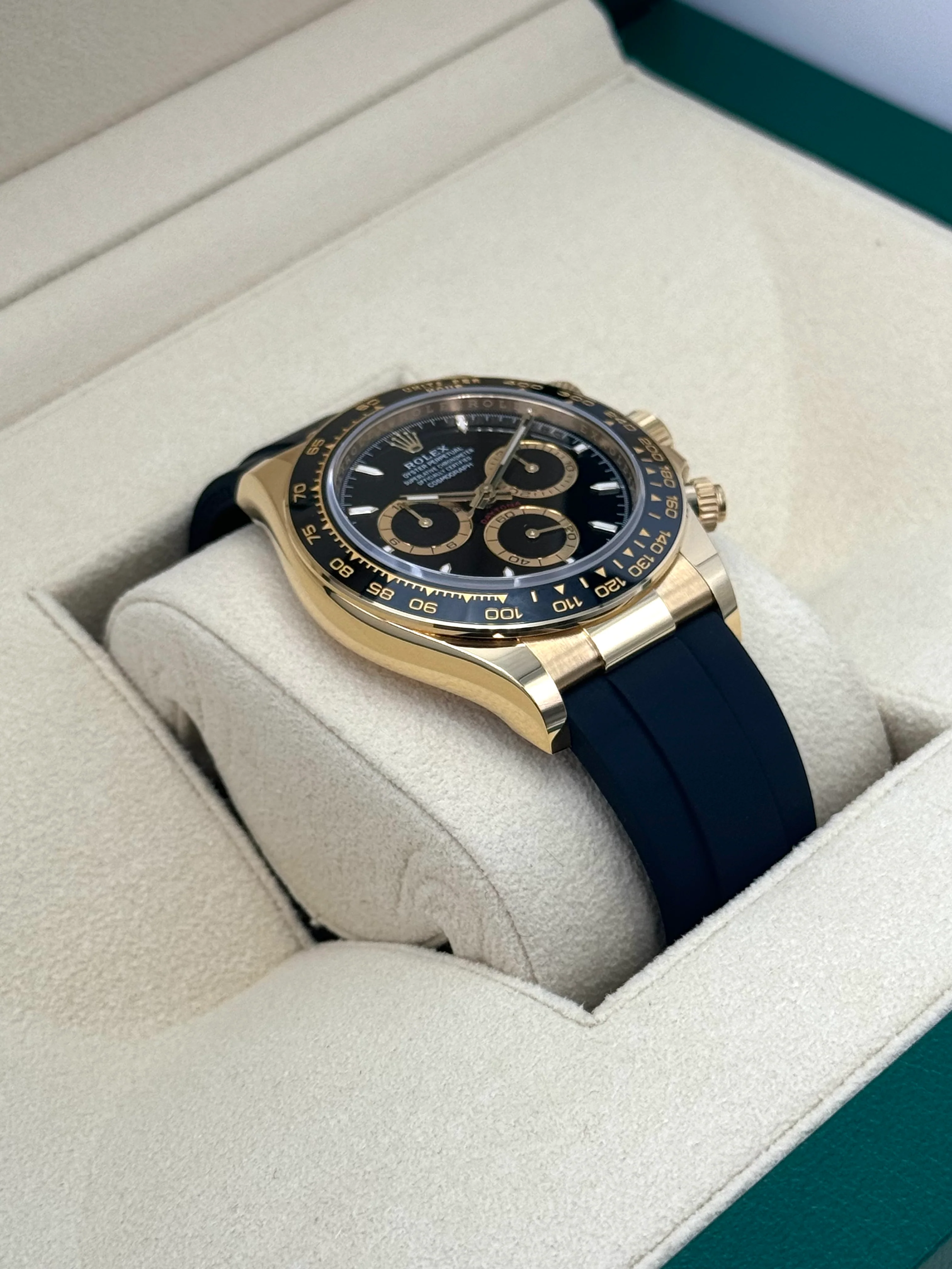 NEW 2025 Rolex Daytona 40mm 126518LN Yellow Gold Black Dial - Image 6