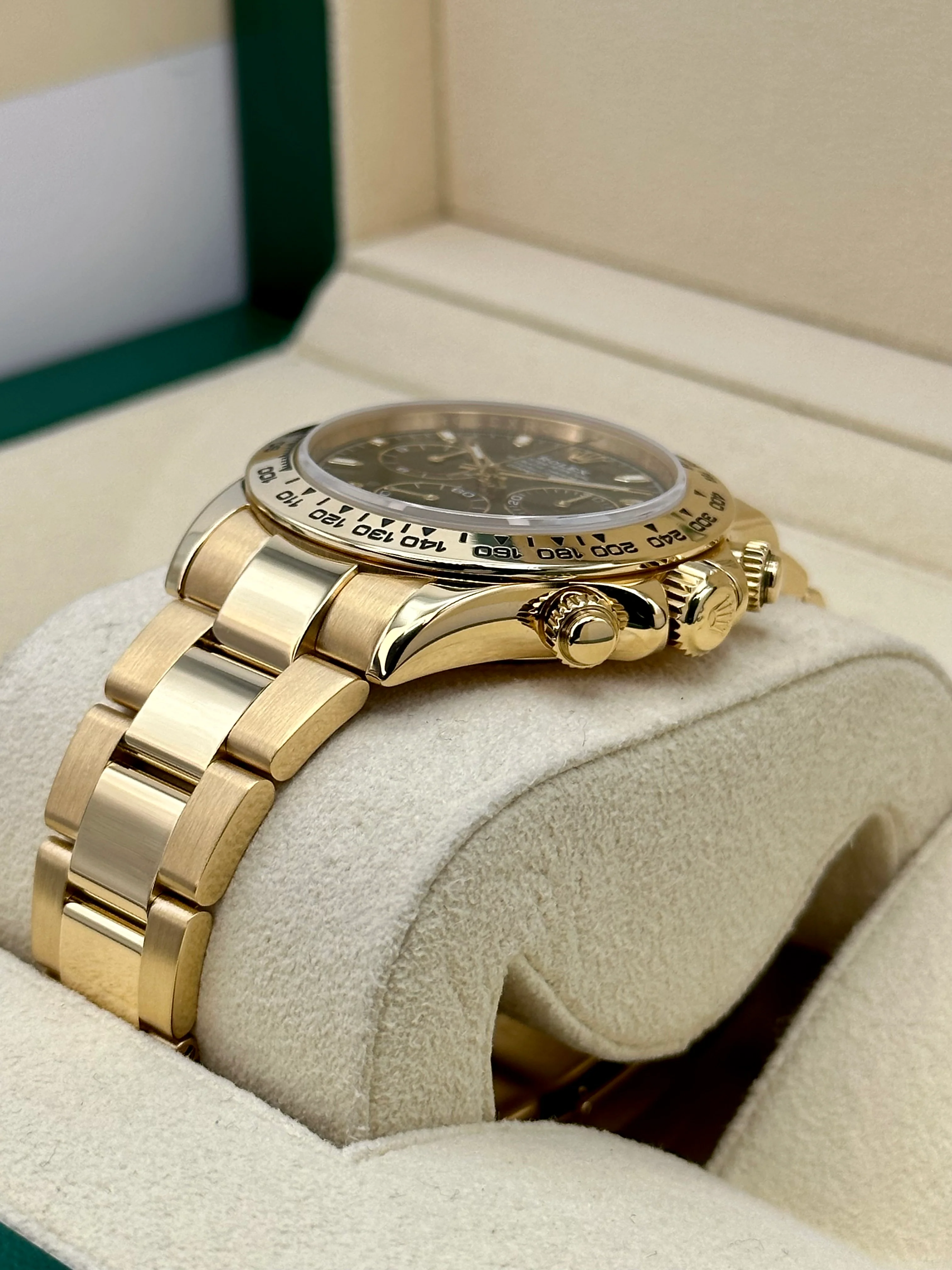 Rolex Daytona "John Mayer" 40mm 116508 Yellow Gold Green Dial - Image 5