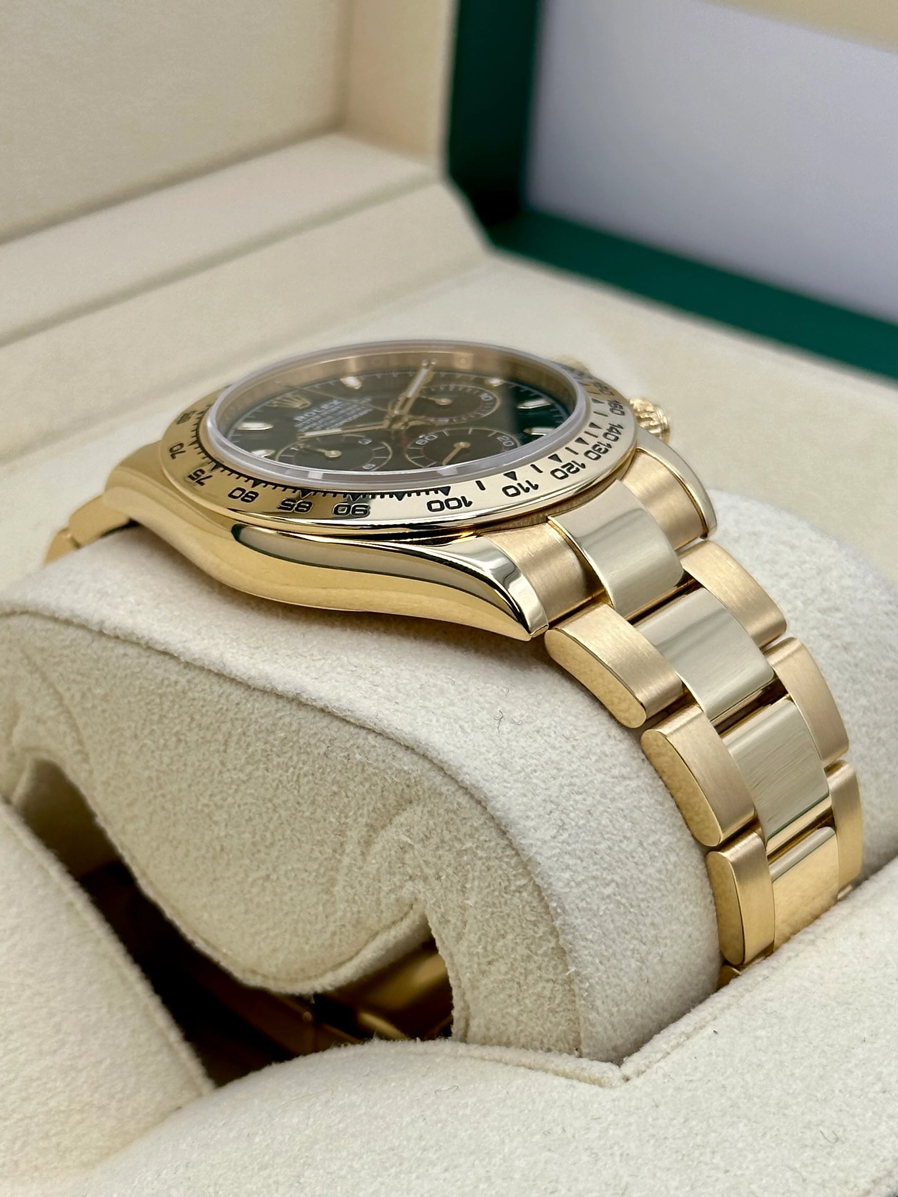 Rolex Daytona "John Mayer" 40mm 116508 Yellow Gold Green Dial - Image 6