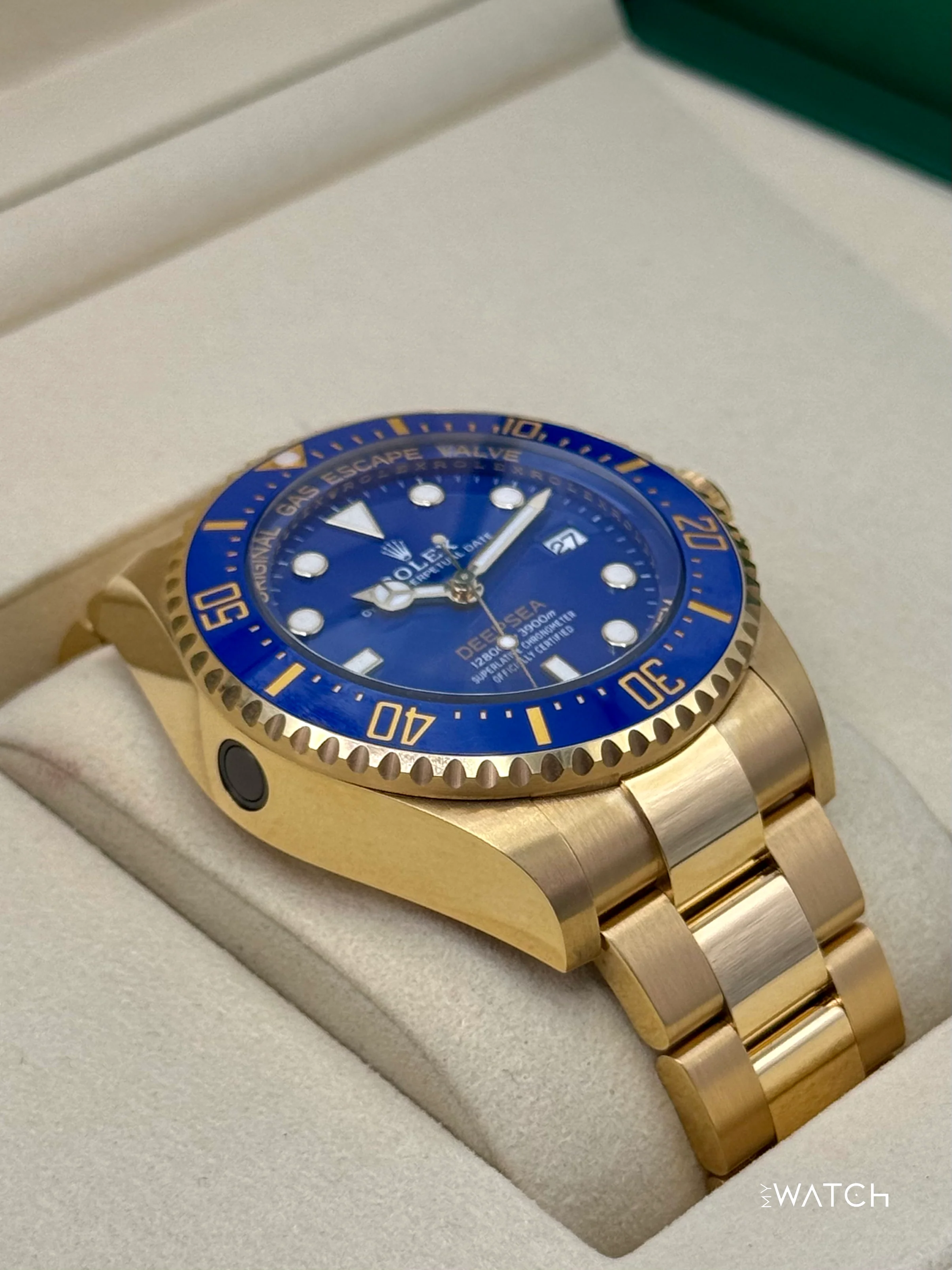 NEW 2025 Rolex Deepsea 44mm 136668LB Yellow Gold Blue Dial - Image 6