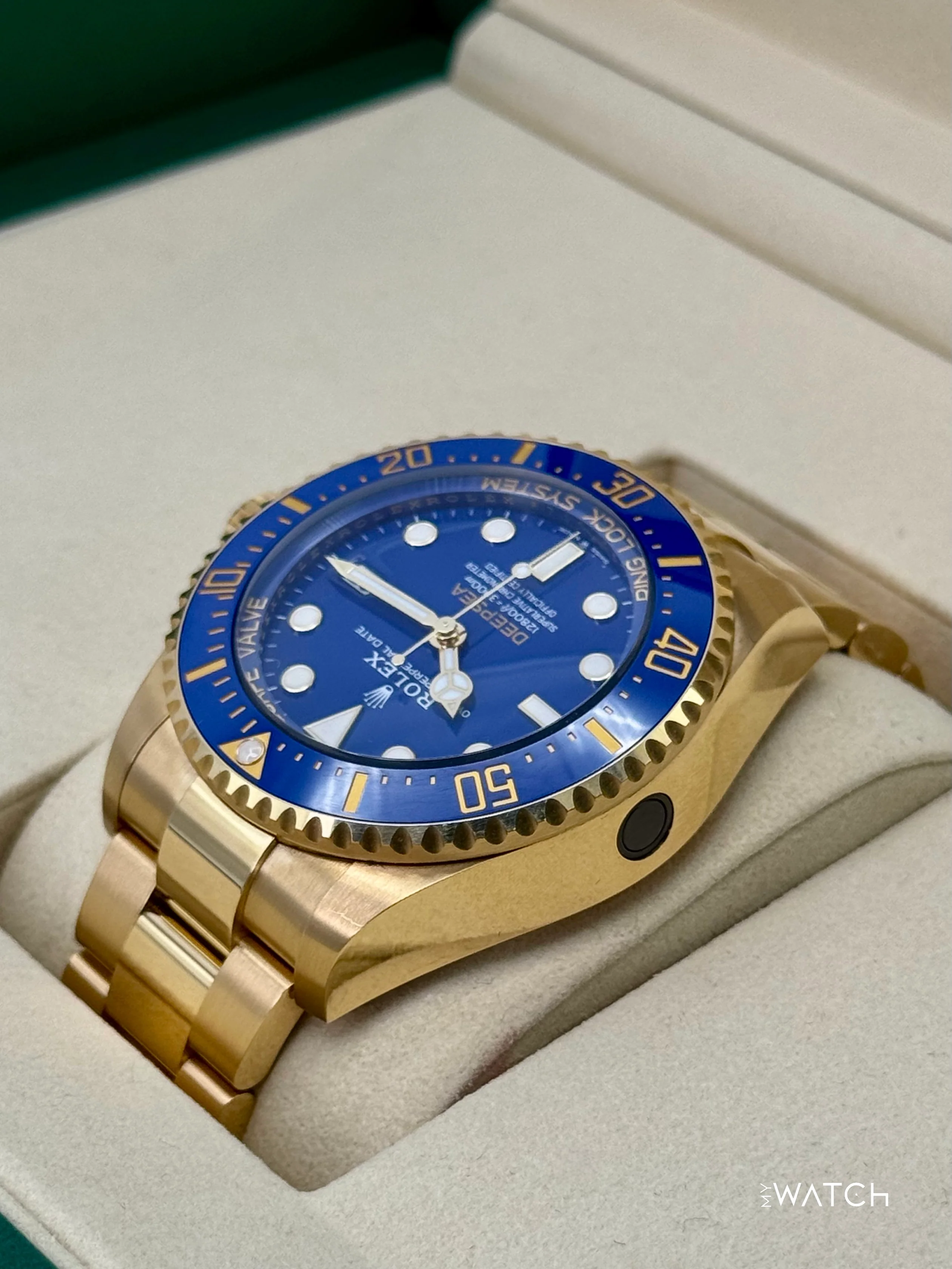 NEW 2025 Rolex Deepsea 44mm 136668LB Yellow Gold Blue Dial - Image 7