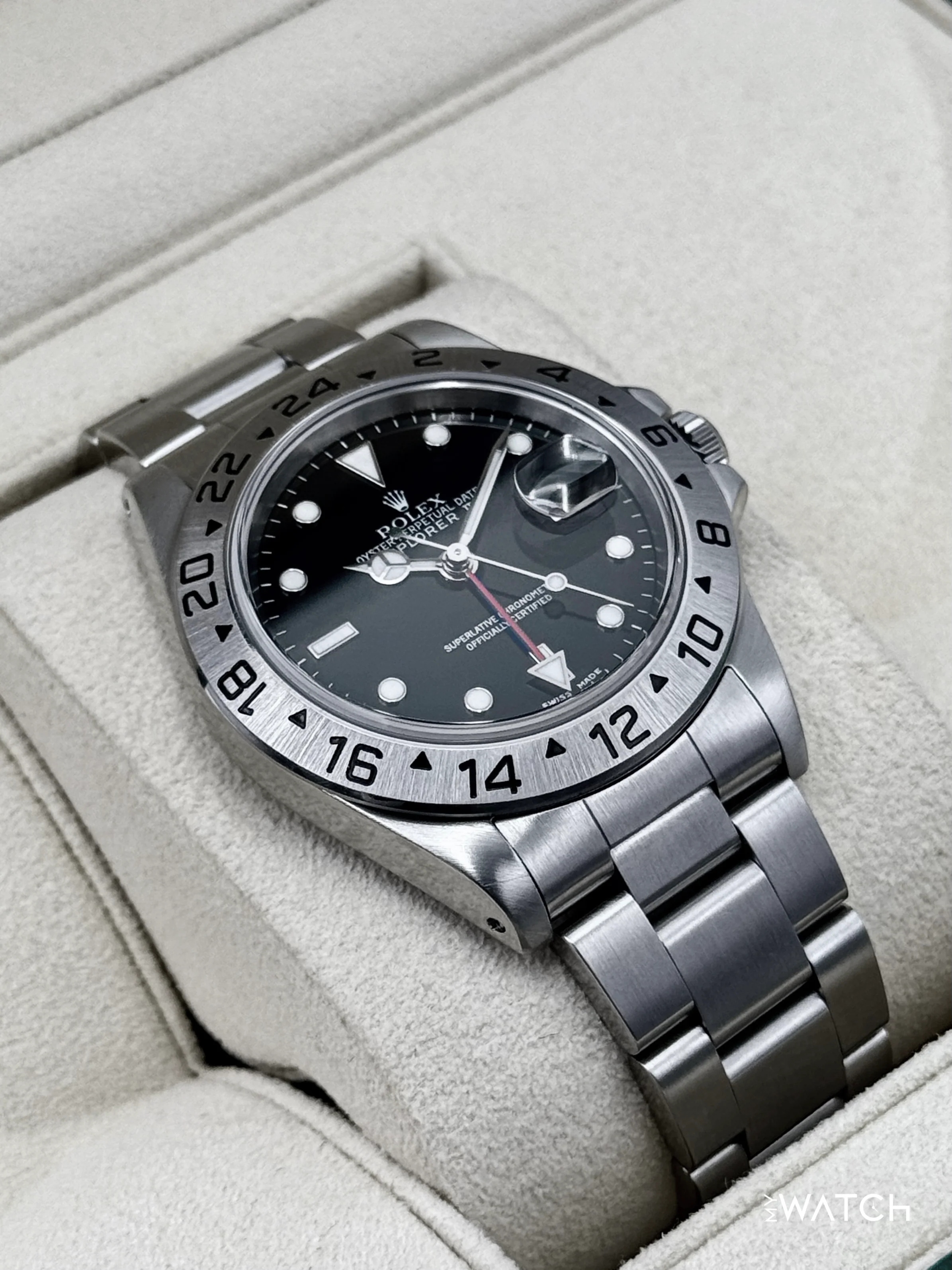 2002 Rolex Explorer II 40mm 16570 Stainless Steel Black Dial - Image 6