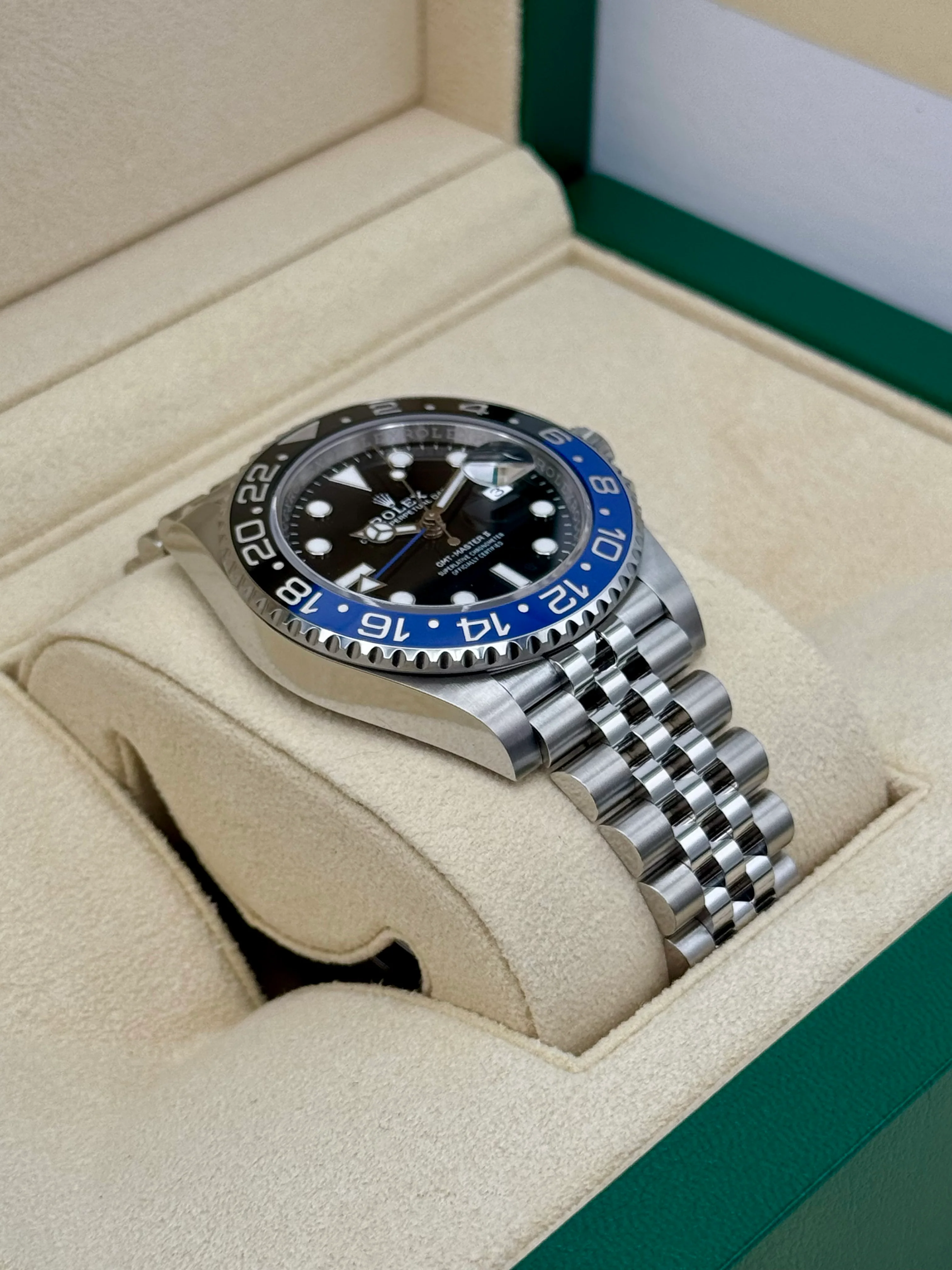 NEW 2024 Rolex GMT-Master II "Batgirl" 40mm 126710BLNR Jubilee Black Dial - Image 6