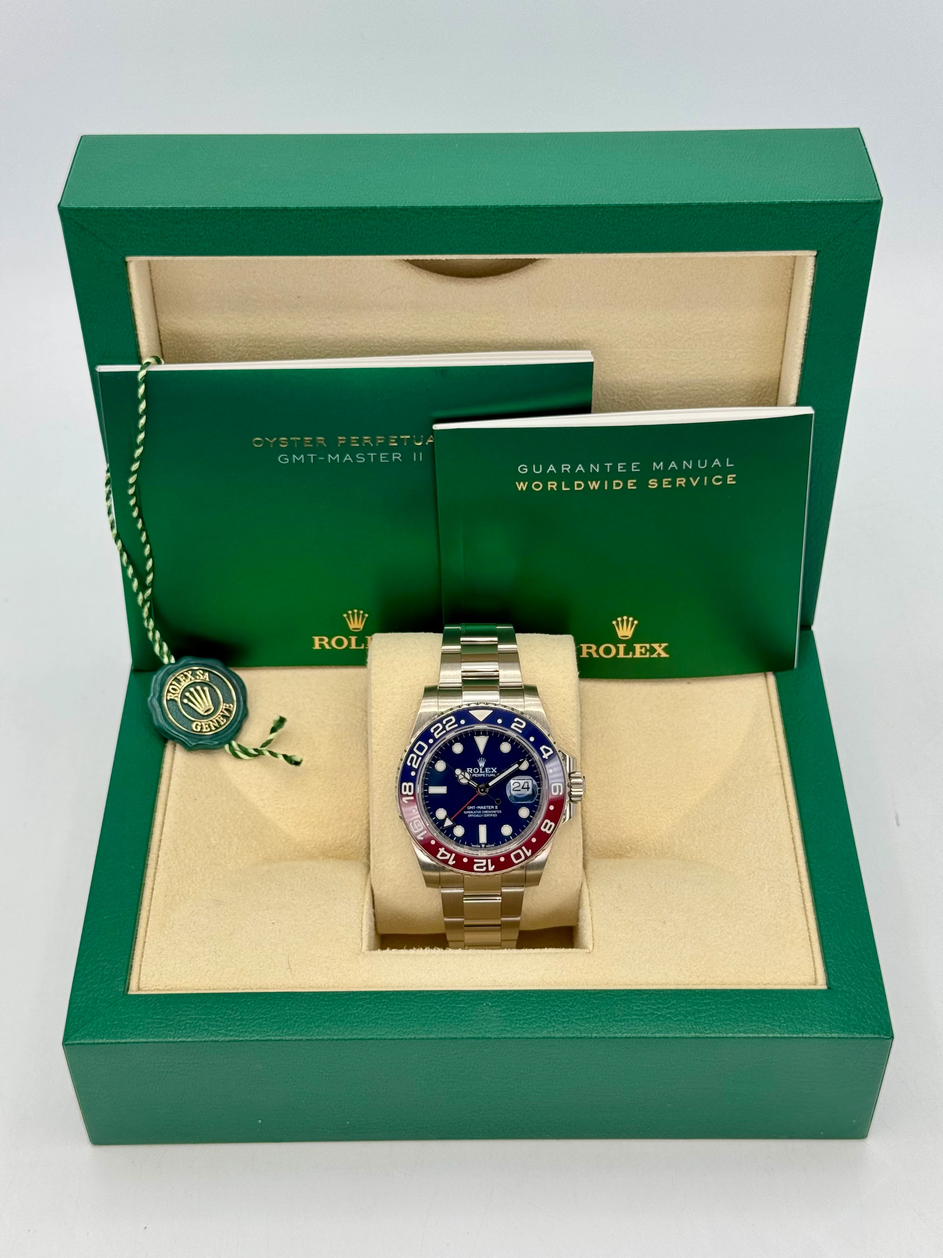 Rolex GMT-Master II "Pepsi" 40mm 126719BLRO White Gold Oyster - Image 9