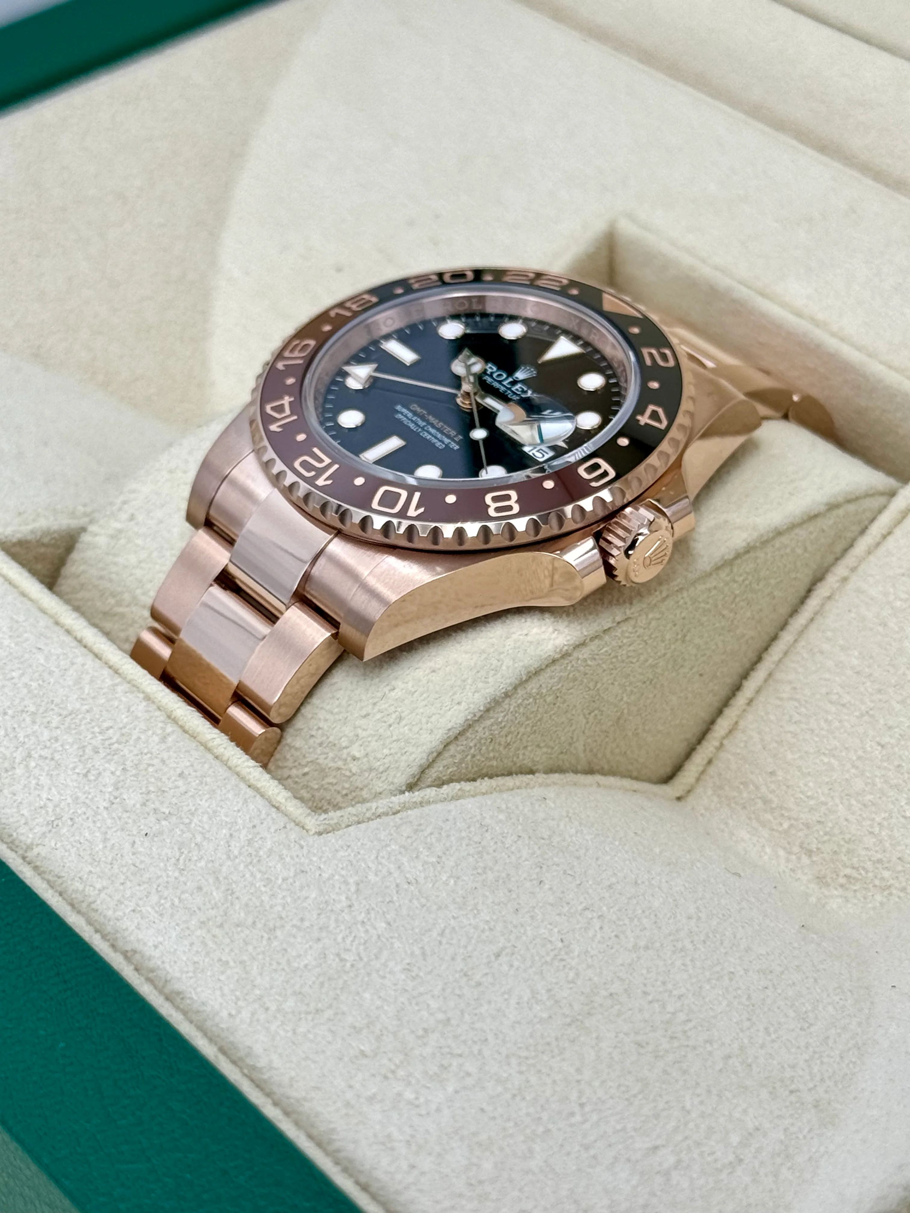NEW 2025 Rolex GMT-Master II "Rootbeer" 40mm 126715CHNR Rose Gold - Image 5