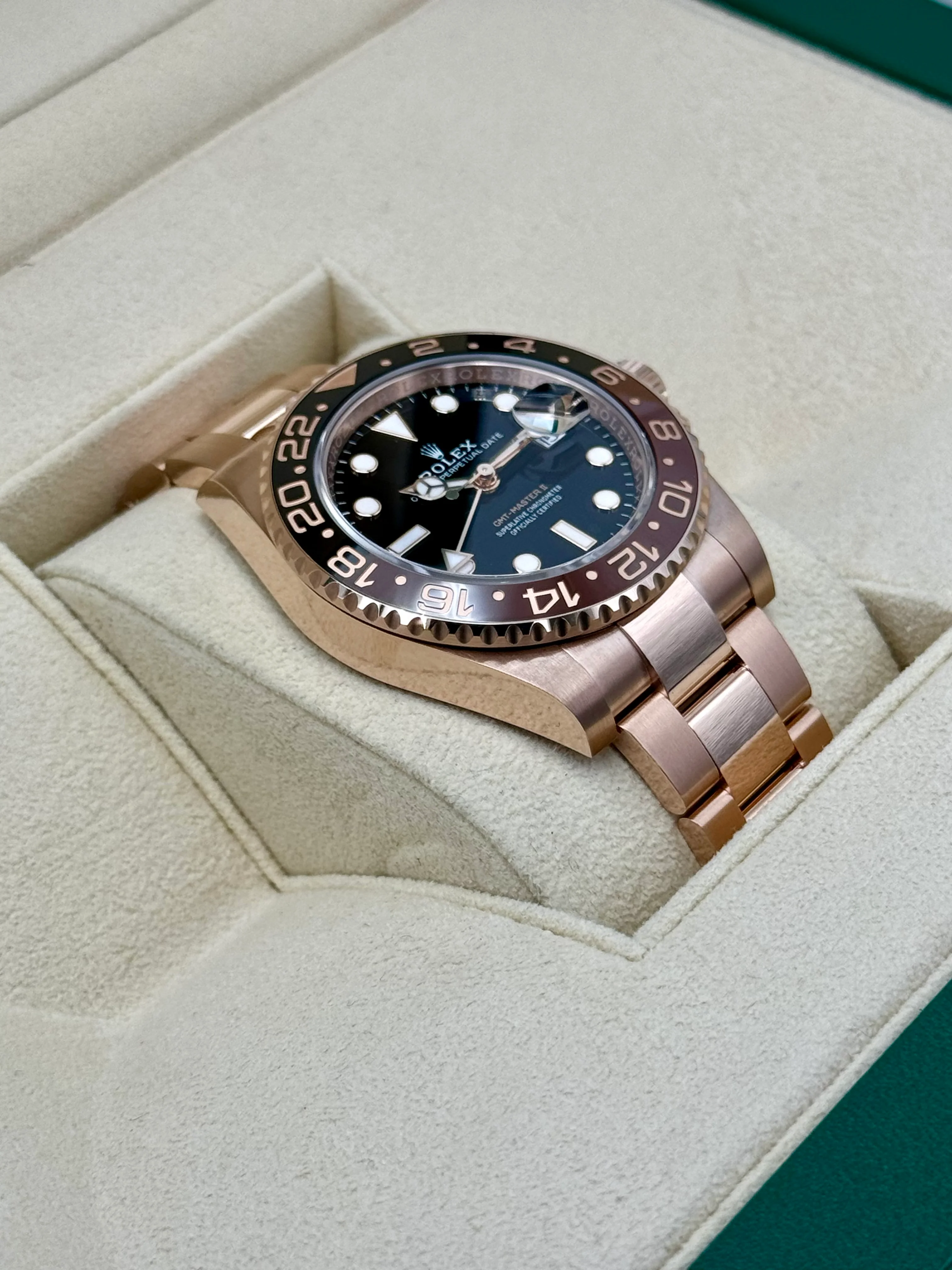 NEW 2025 Rolex GMT-Master II "Rootbeer" 40mm 126715CHNR Rose Gold - Image 6