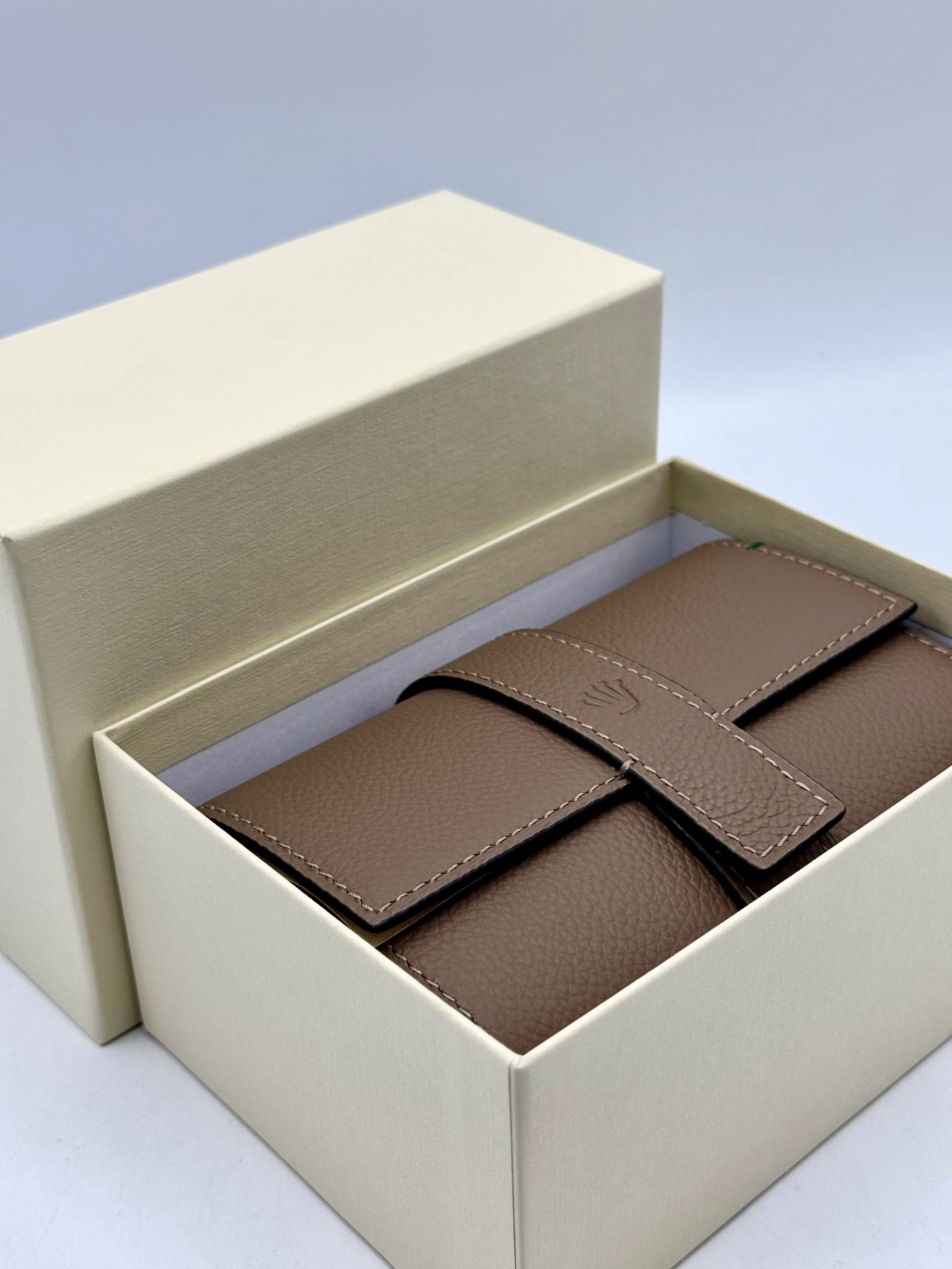 Rolex Leather Two Watch Roll Travel Case - Image 3