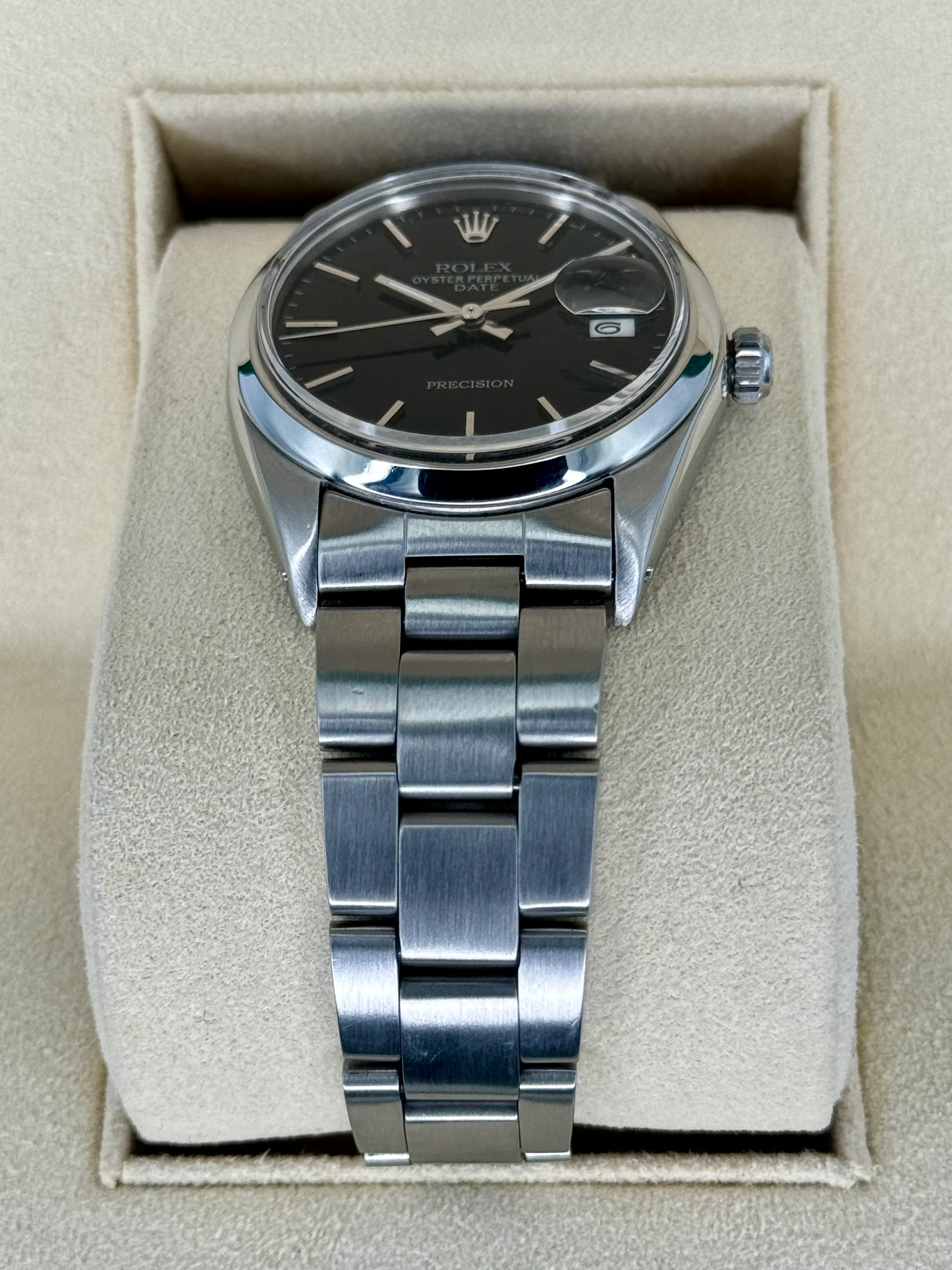Rolex Oyster Date 34mm 6694 Black Dial - Image 3