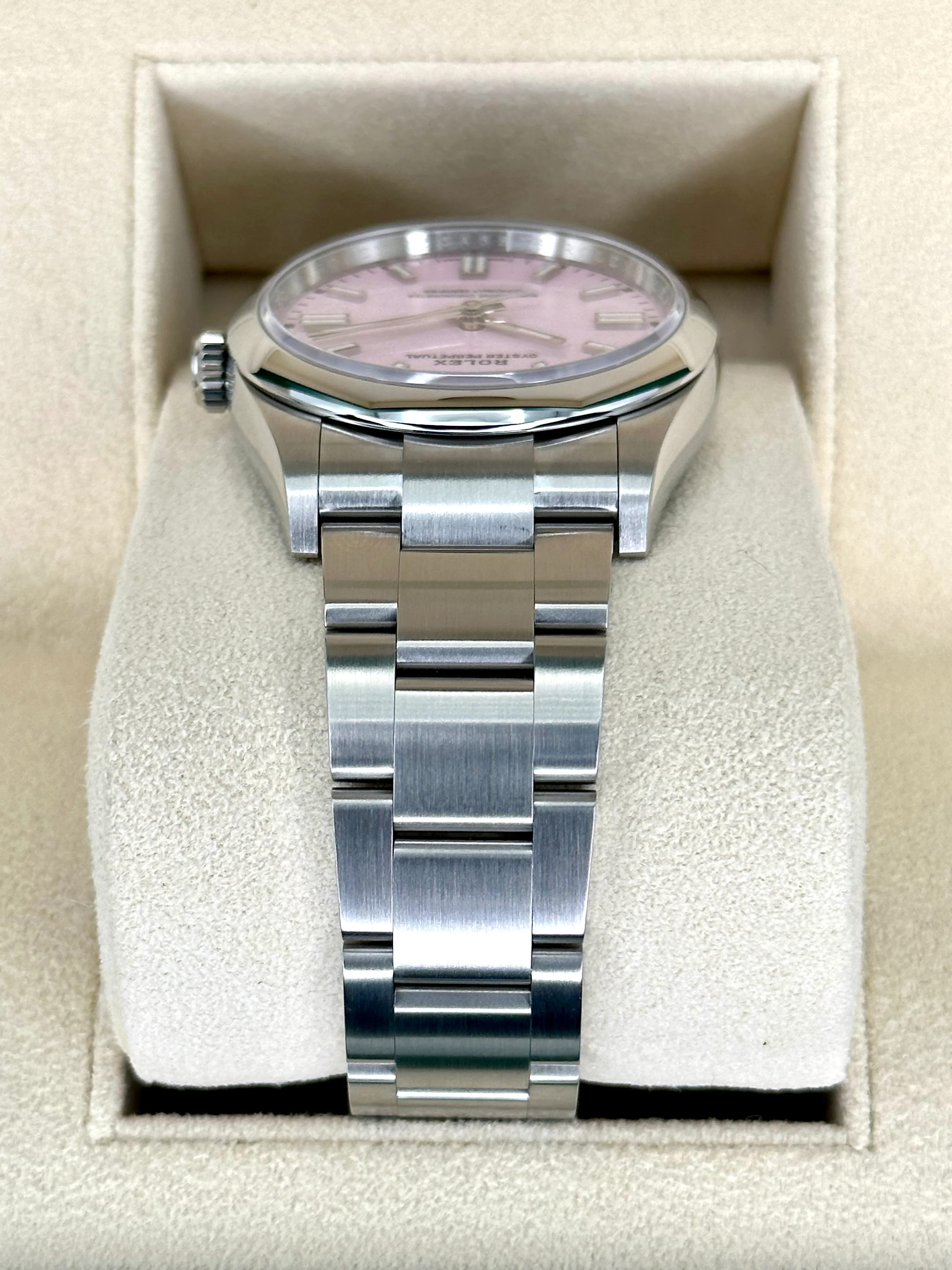 NEW 2025 Rolex Oyster Perpetual 36mm 126000 Candy Pink Dial - Image 4