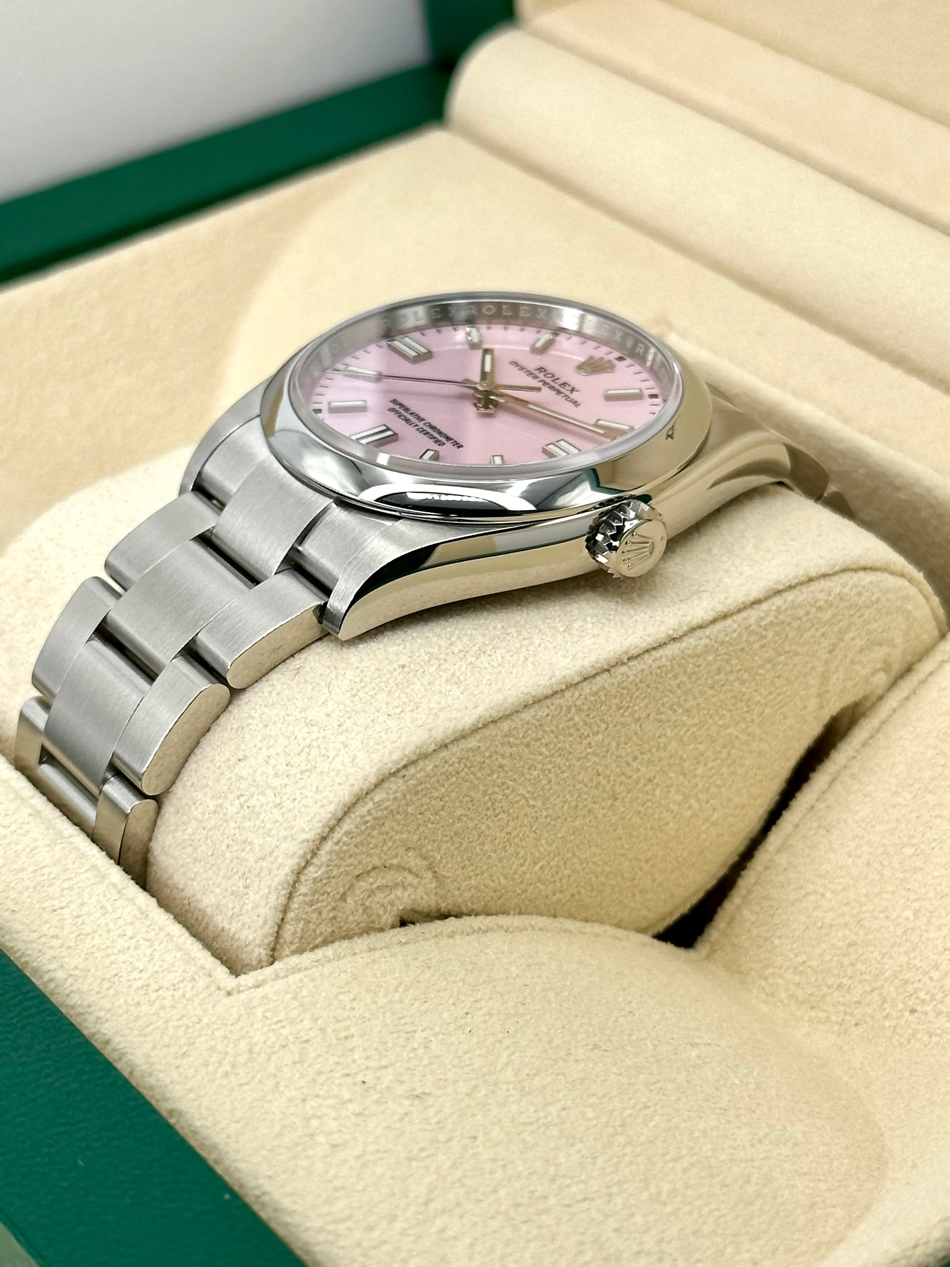 NEW 2025 Rolex Oyster Perpetual 36mm 126000 Candy Pink Dial - Image 5