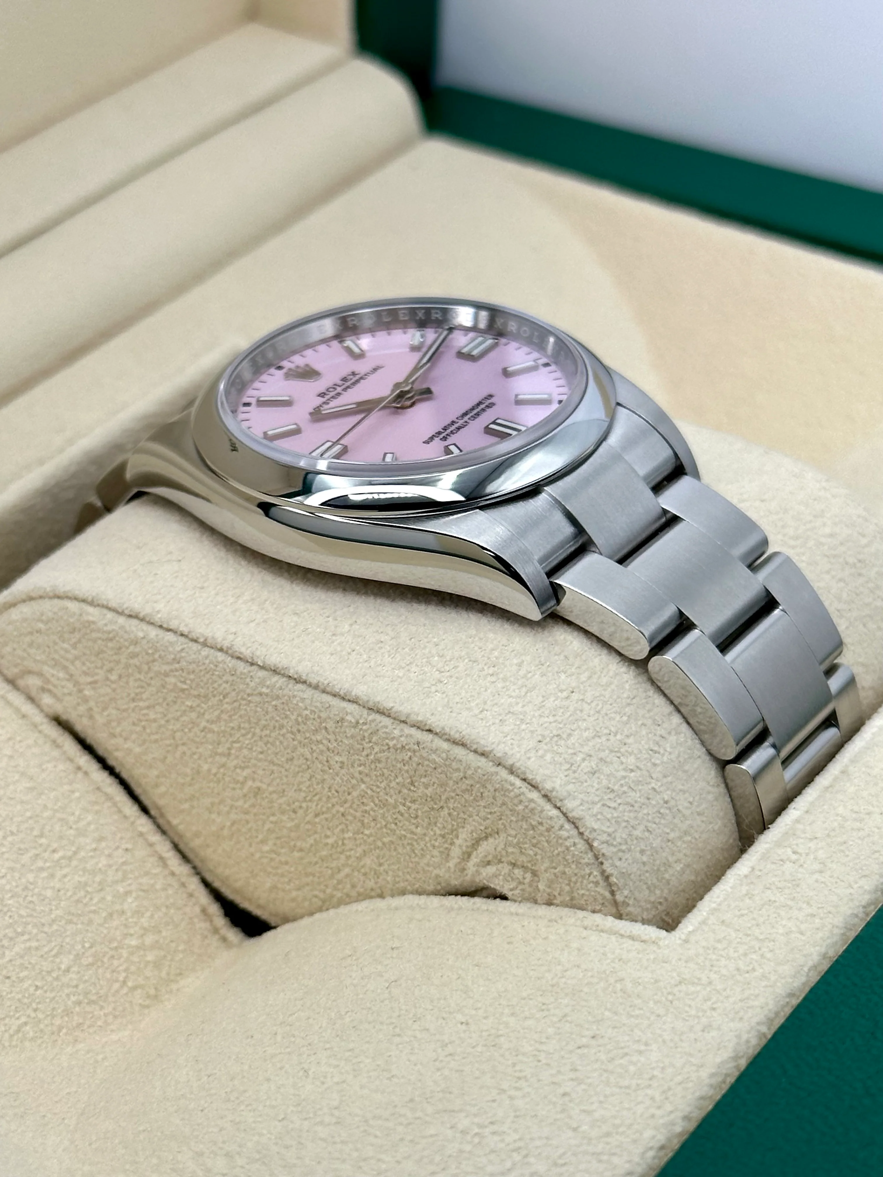 NEW 2025 Rolex Oyster Perpetual 36mm 126000 Candy Pink Dial - Image 6
