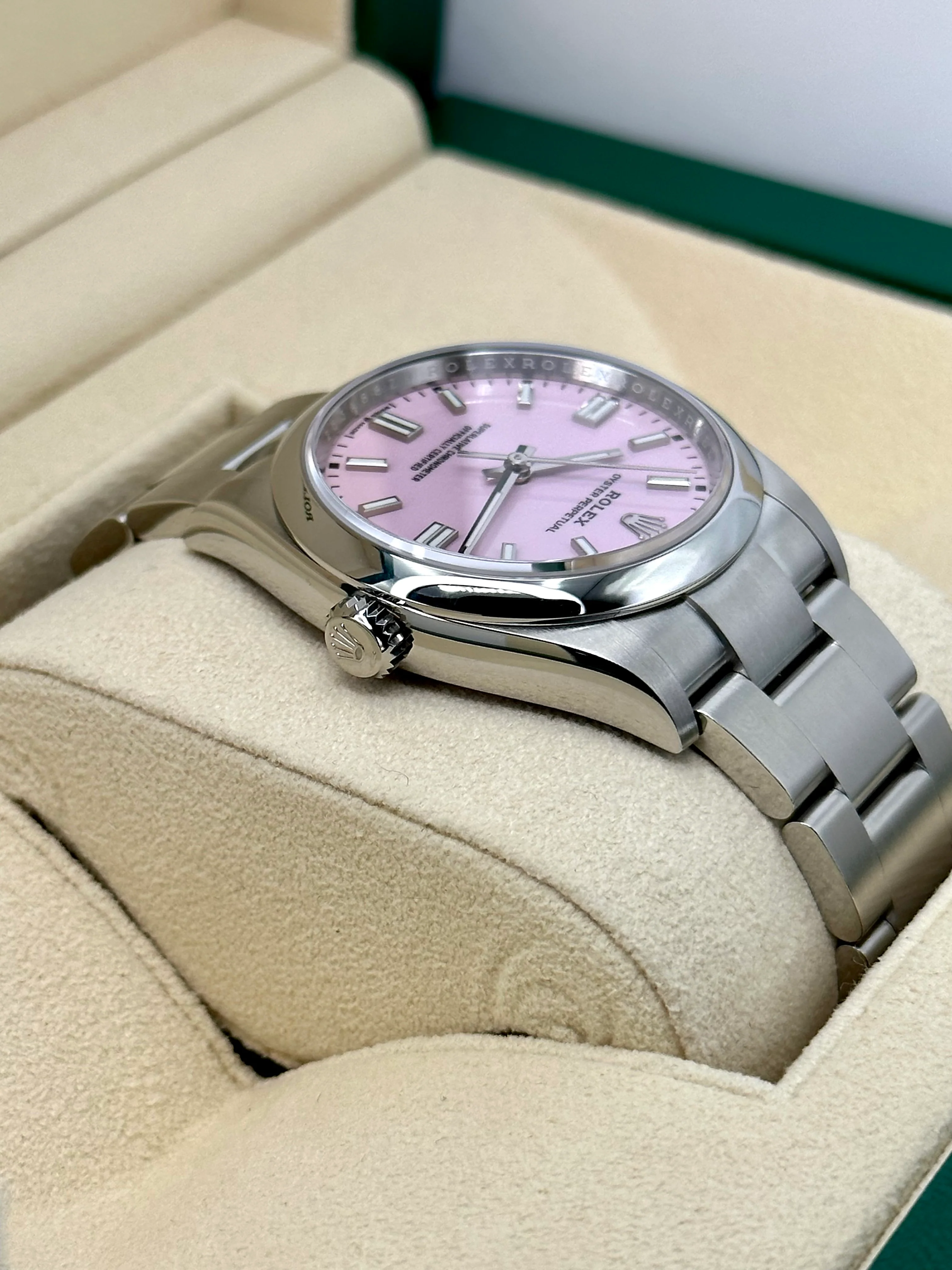 NEW 2025 Rolex Oyster Perpetual 36mm 126000 Candy Pink Dial - Image 8
