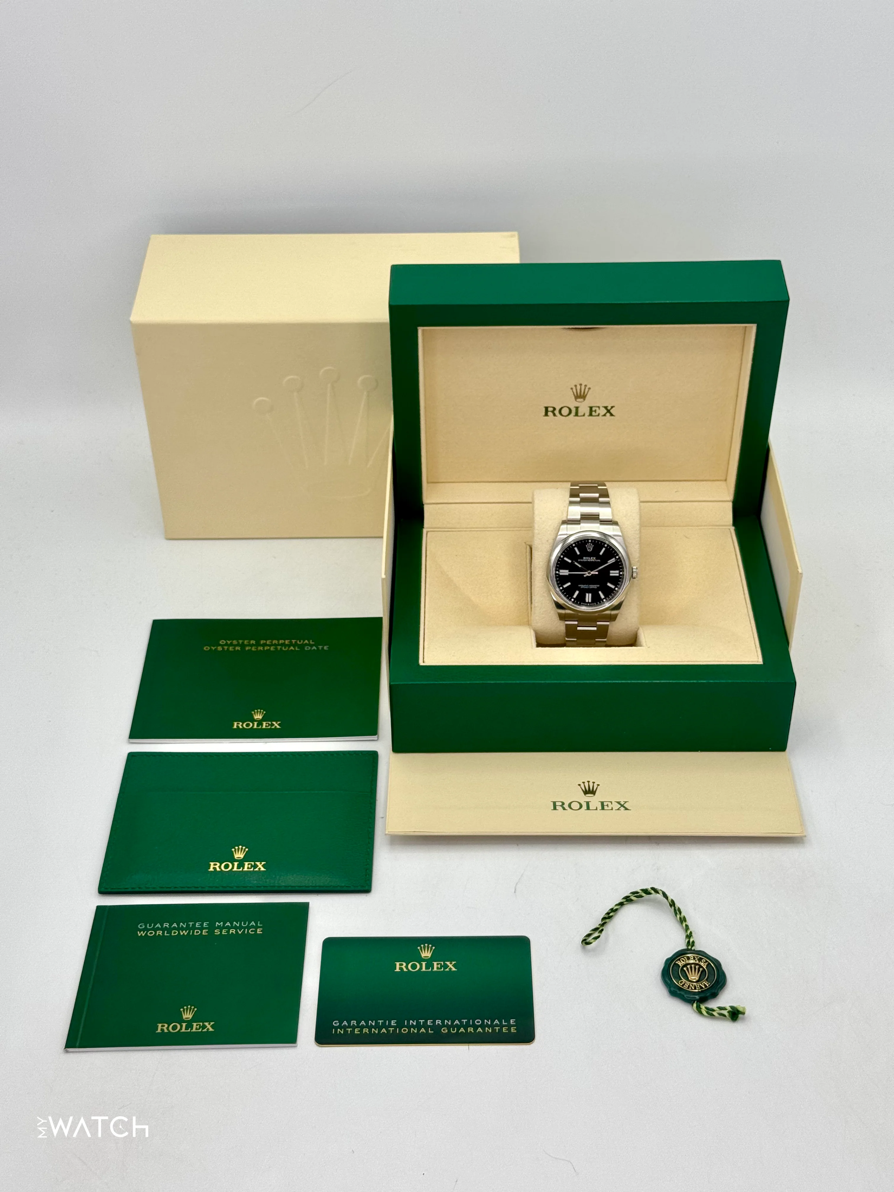 NEW 2025 Rolex Oyster Perpetual 41mm 124300 Black Dial - Image 10
