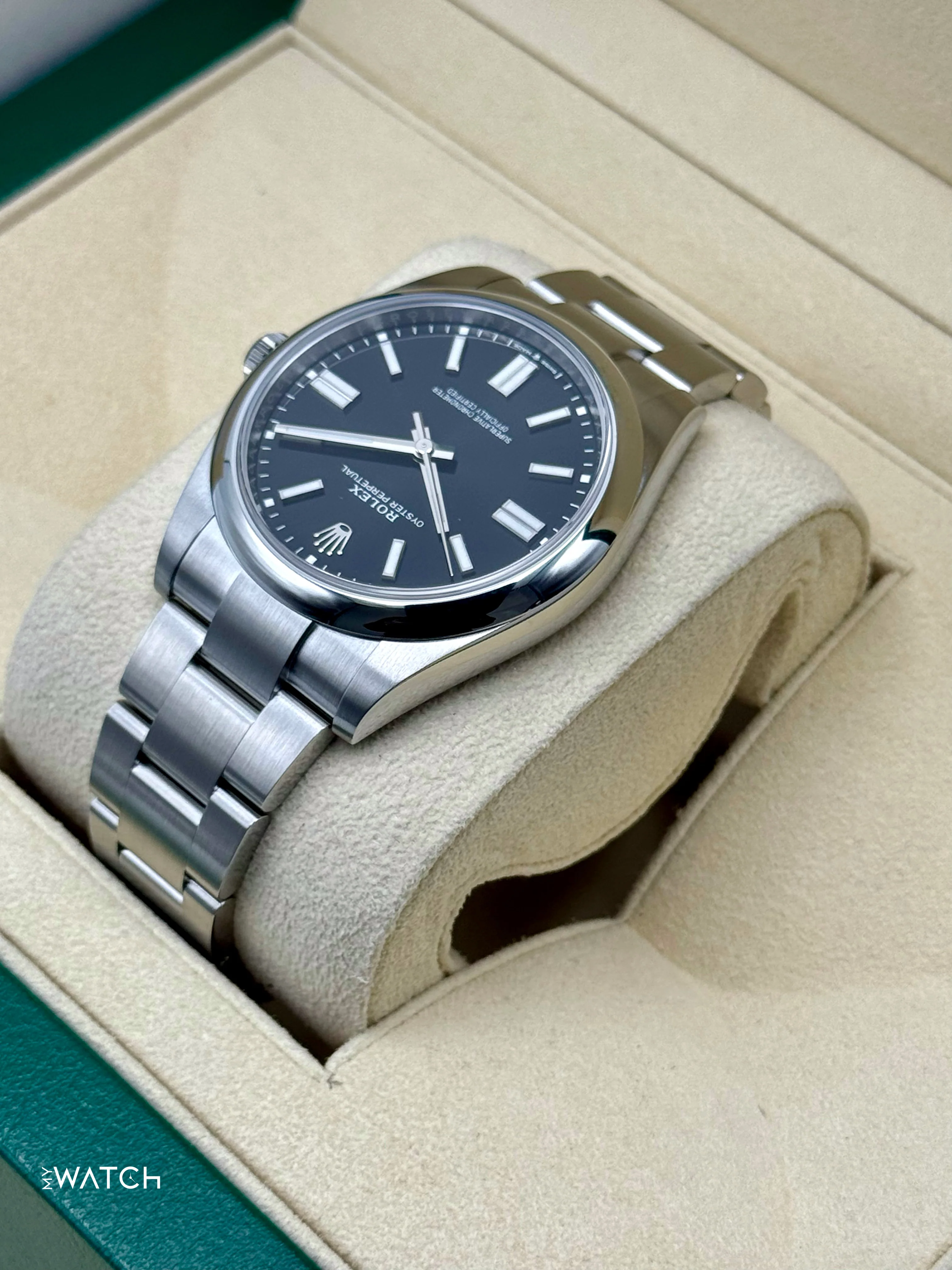 NEW 2025 Rolex Oyster Perpetual 41mm 124300 Black Dial - Image 7