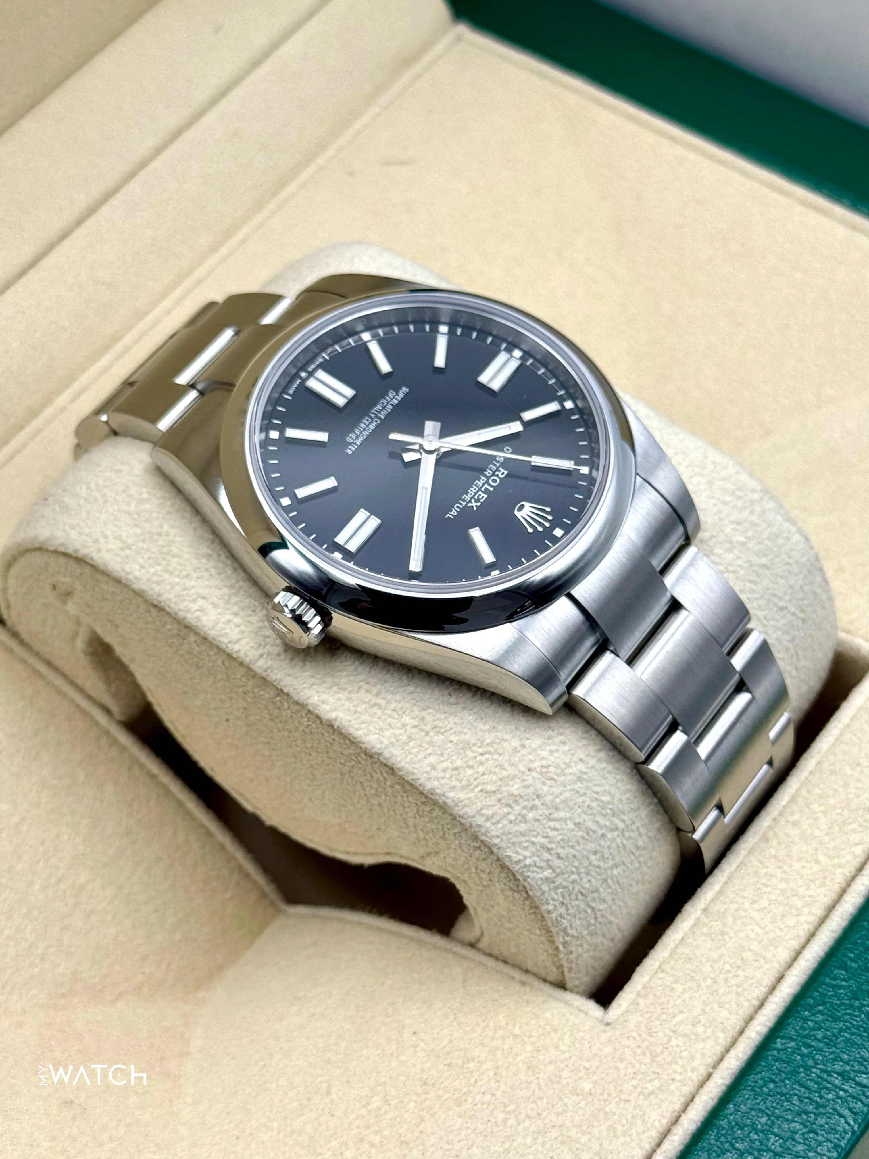 NEW 2025 Rolex Oyster Perpetual 41mm 124300 Black Dial - Image 8
