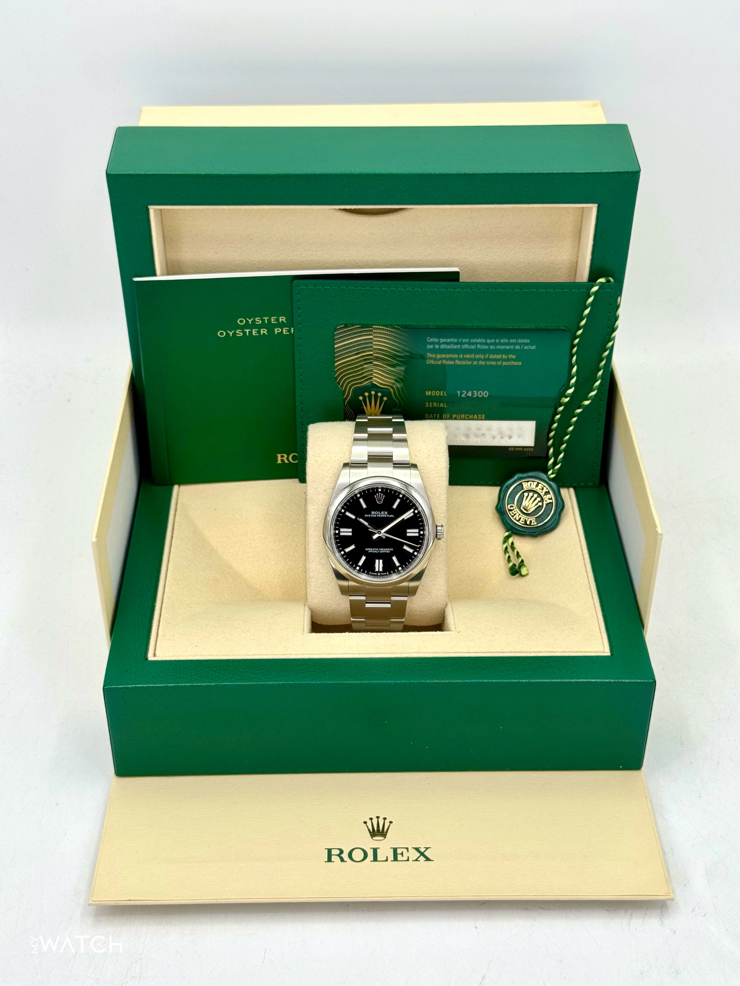 NEW 2025 Rolex Oyster Perpetual 41mm 124300 Black Dial - Image 9