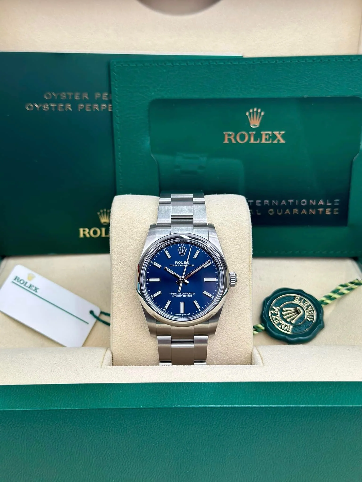 NEW 2025 Rolex Oyster Perpetual 41mm 124300 Blue Dial - Image 11