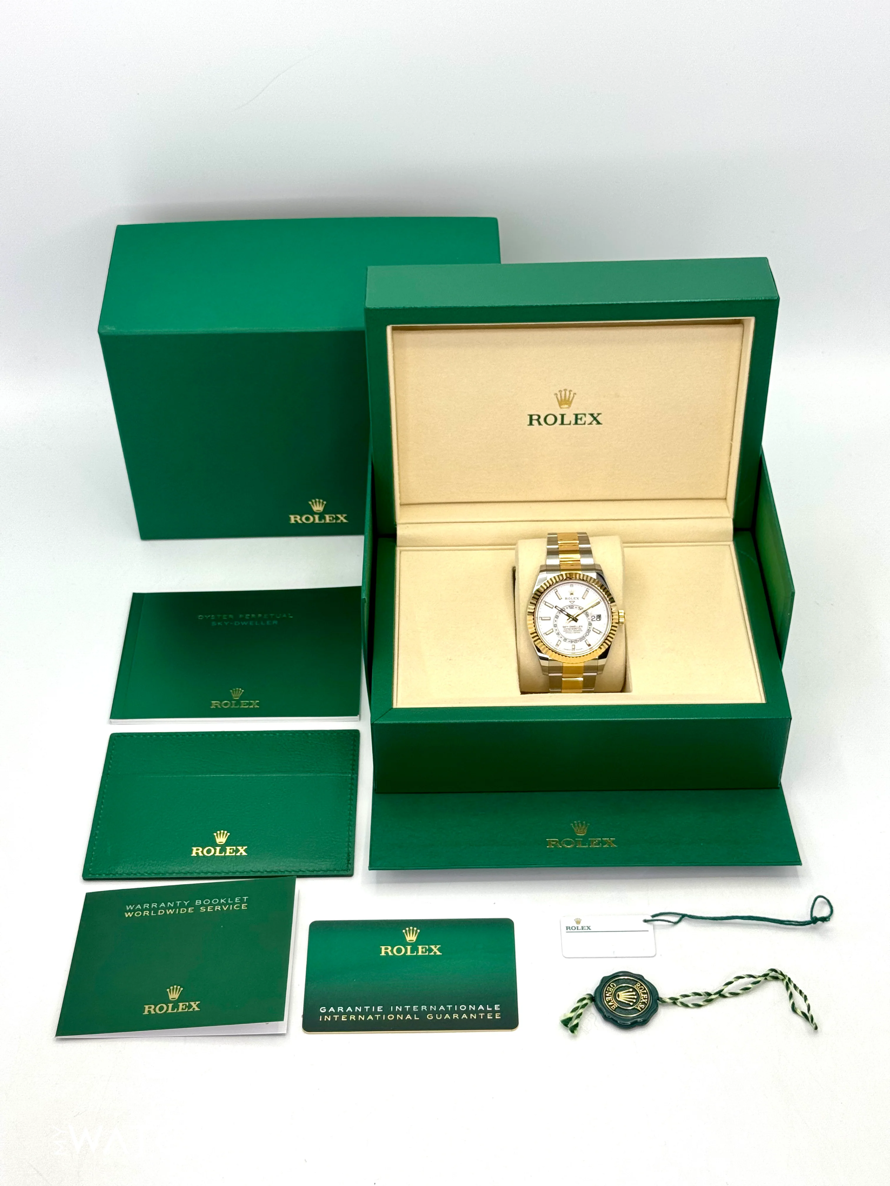 NEW 2025 Rolex Sky-Dweller 42mm 336933 Two-Tone Oyster White Dial - Image 10