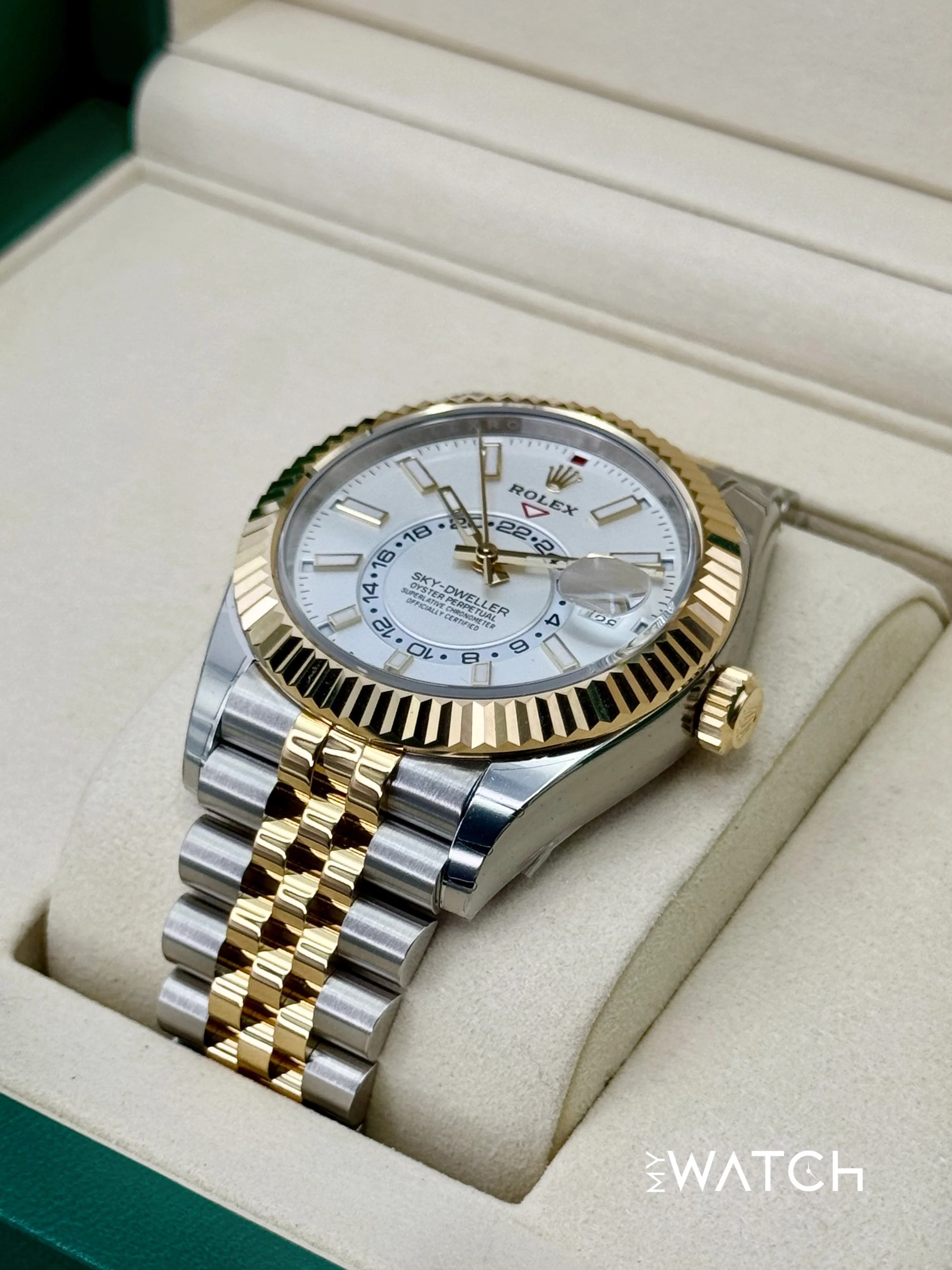 NEW 2025 Rolex Sky-Dweller 42mm 336933 Jubilee White Dial (STICKERED) - Image 5