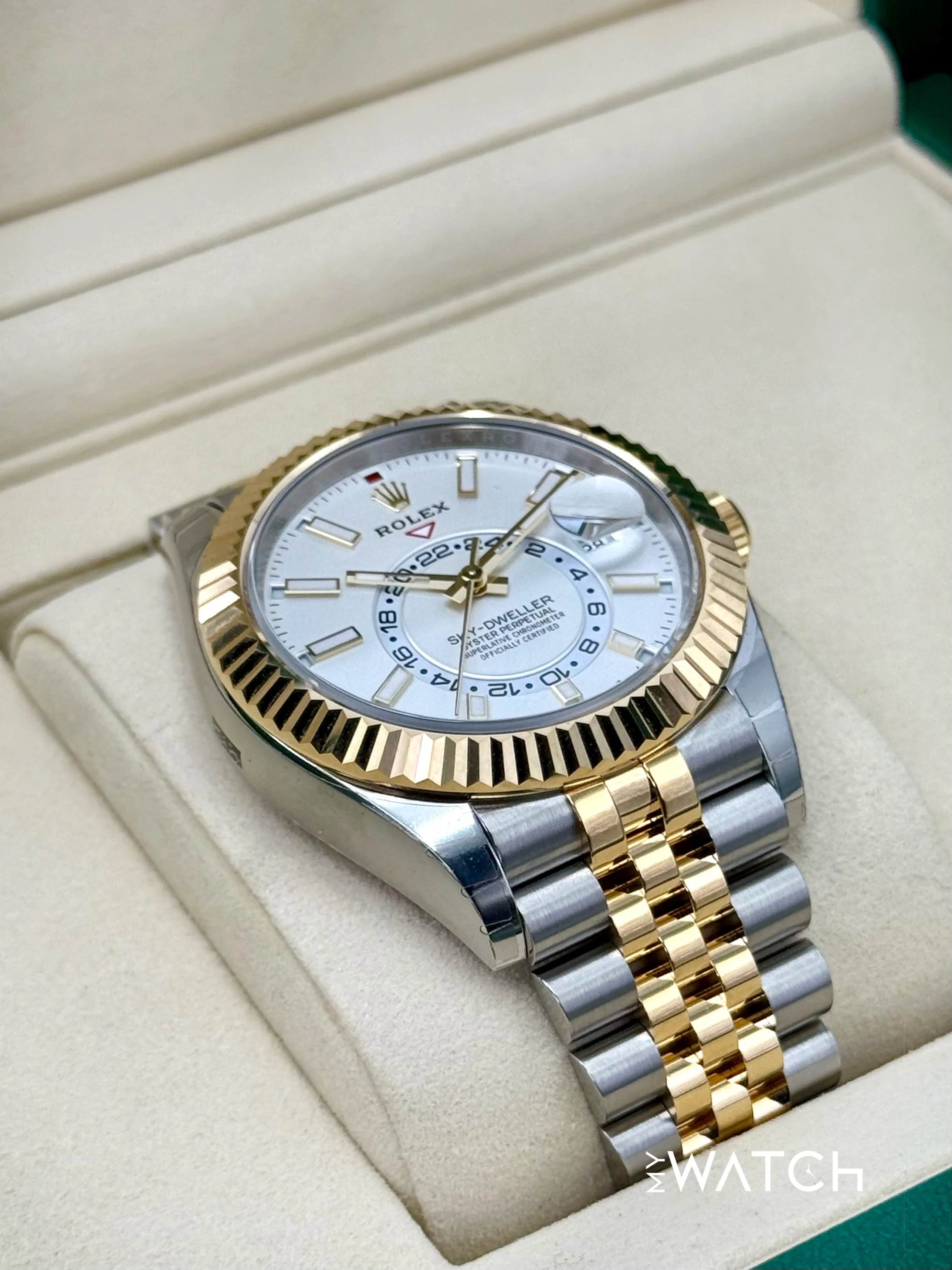 NEW 2025 Rolex Sky-Dweller 42mm 336933 Jubilee White Dial (STICKERED) - Image 6
