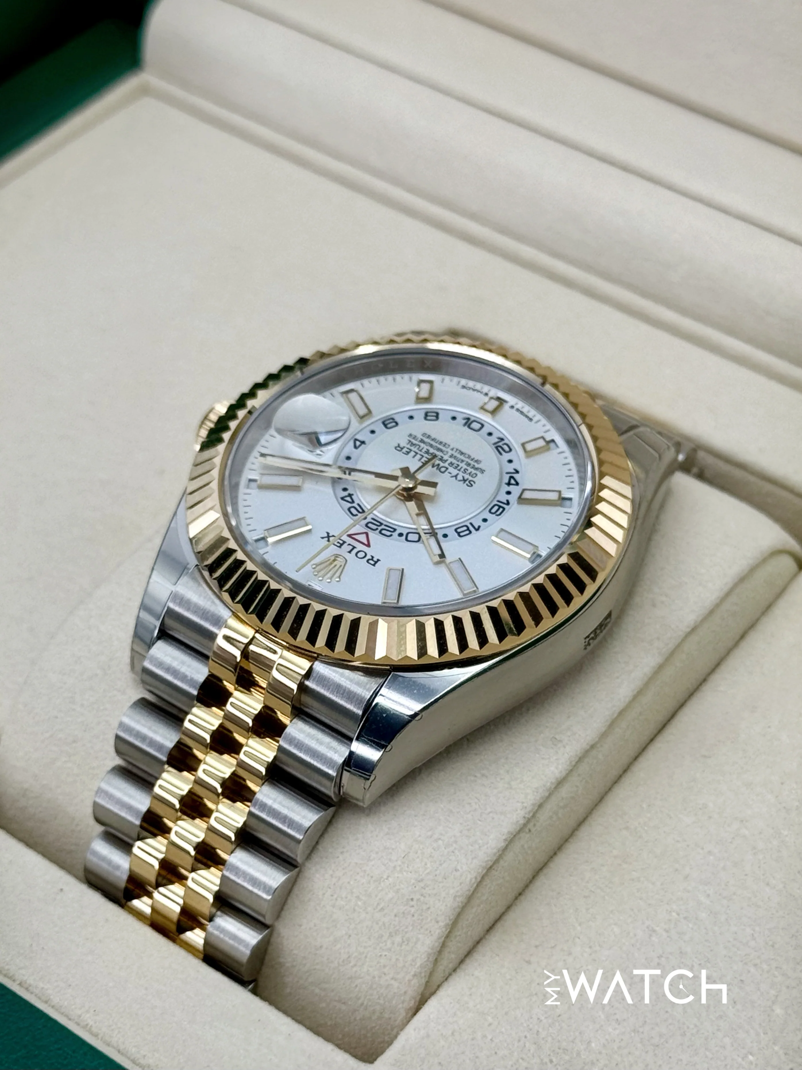 NEW 2025 Rolex Sky-Dweller 42mm 336933 Jubilee White Dial (STICKERED) - Image 7