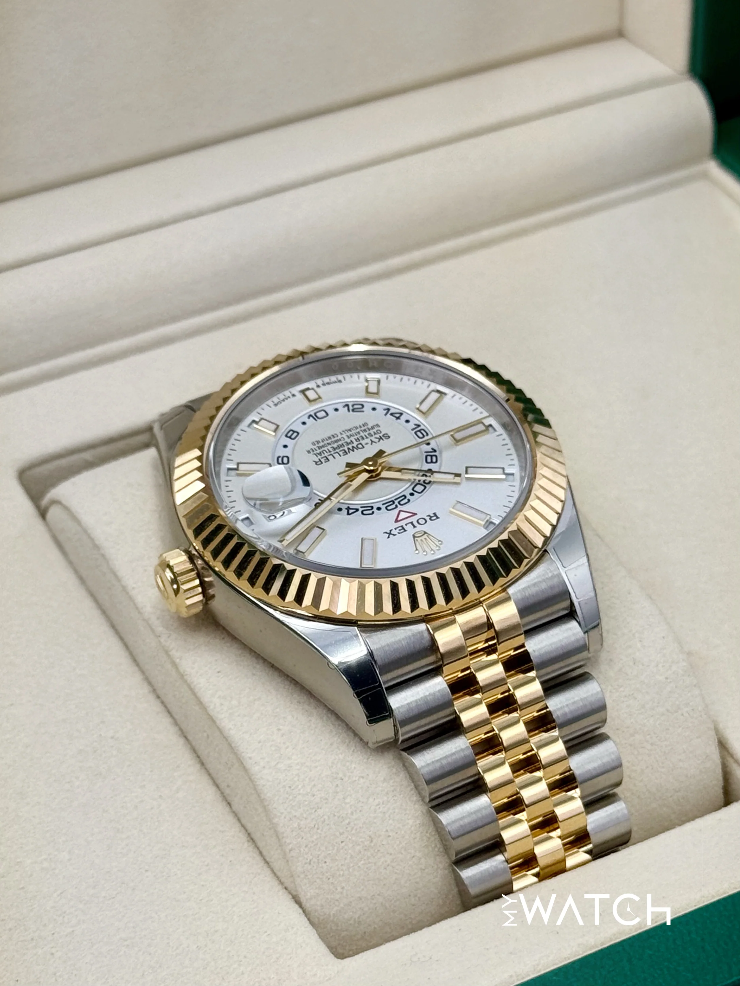 NEW 2025 Rolex Sky-Dweller 42mm 336933 Jubilee White Dial (STICKERED) - Image 8