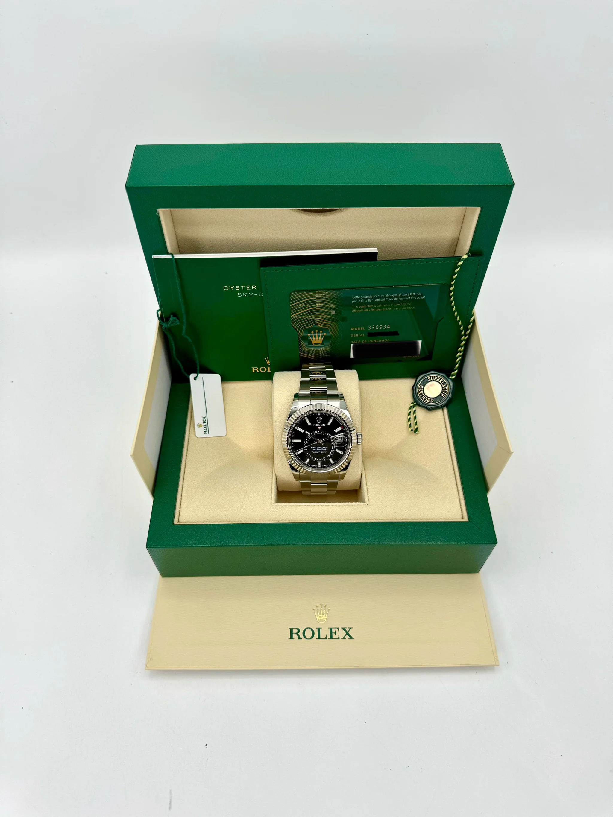 NEW 2025 Rolex Sky-Dweller 42mm 336934 Oyster Black Dial - Image 9