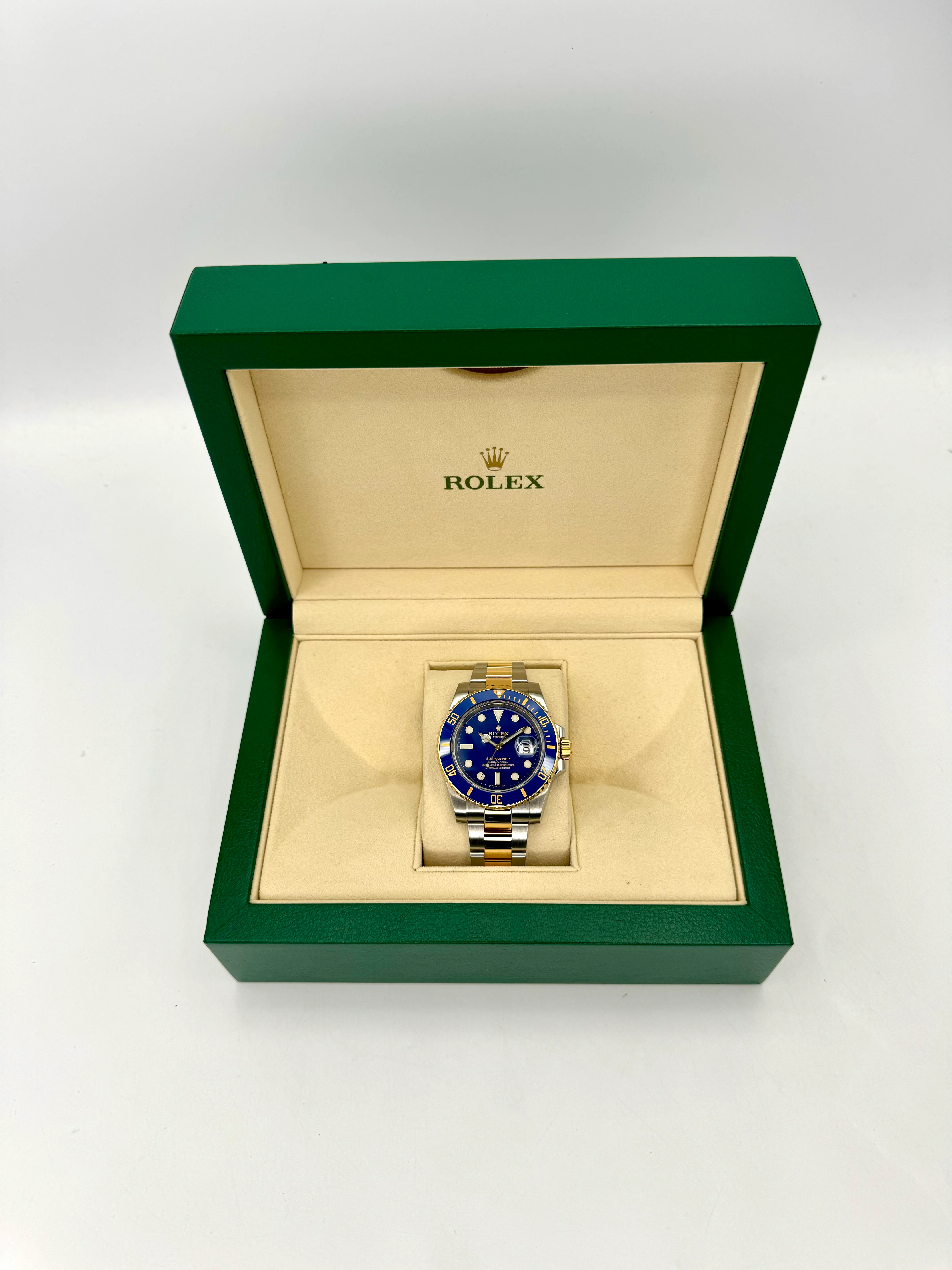 Rolex Submariner “Bluesy” 40mm 116613LB Two-Tone Flat Blue Dial - Image 11