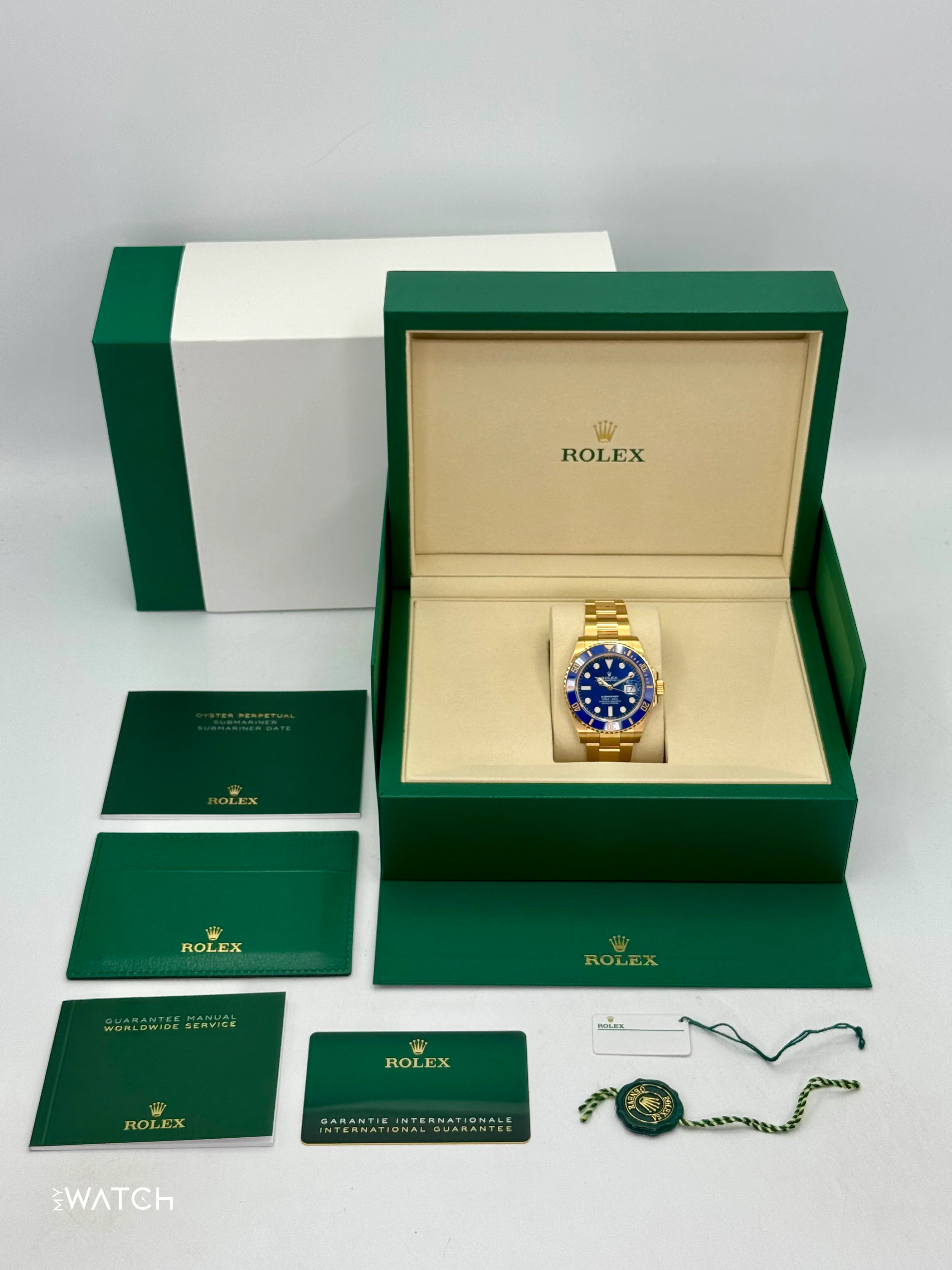 NEW 2025 Rolex Submariner "Bluesy" 41mm 126618LB Yellow Gold Blue Dial - Image 10