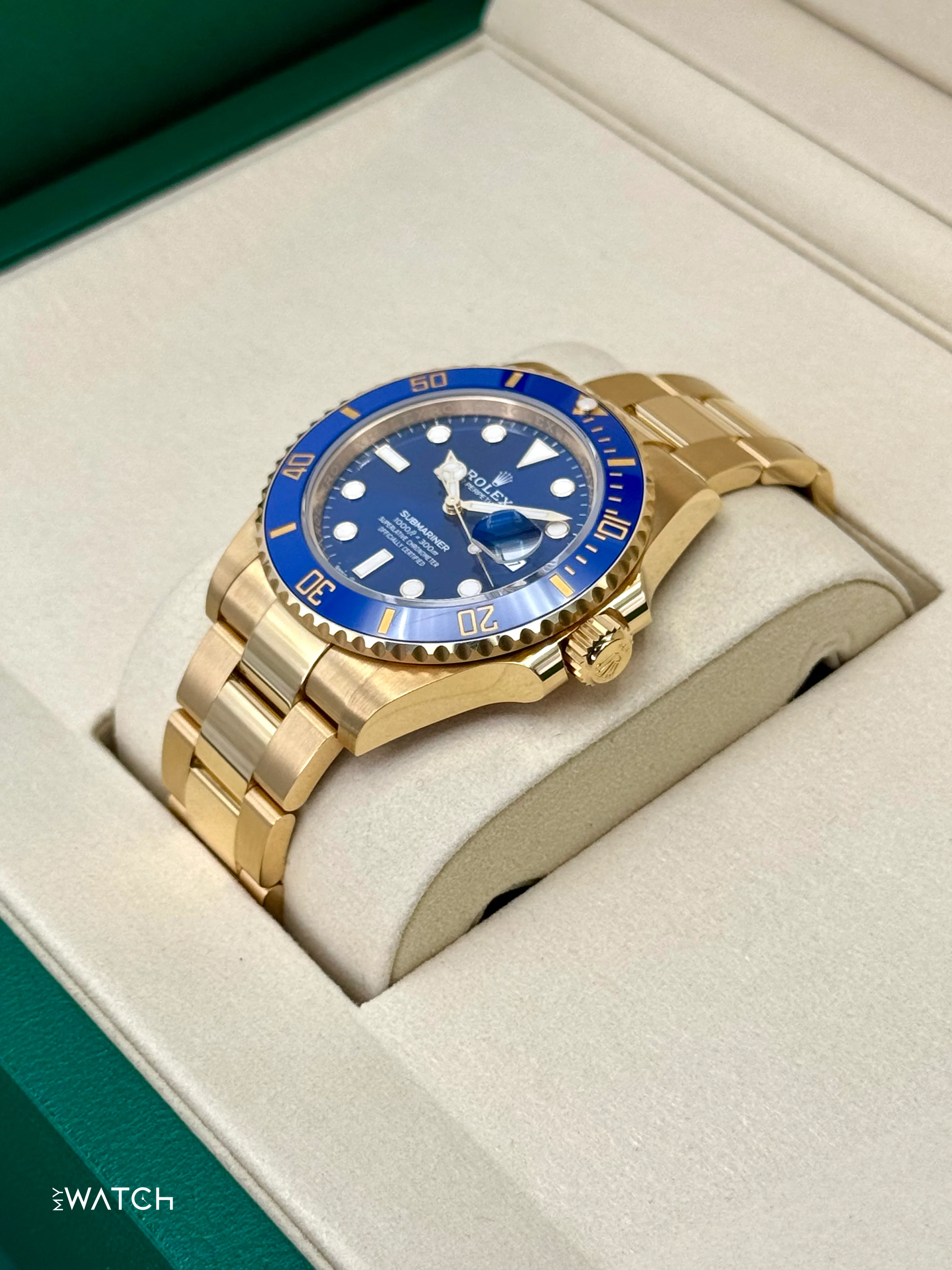 NEW 2025 Rolex Submariner "Bluesy" 41mm 126618LB Yellow Gold Blue Dial - Image 5