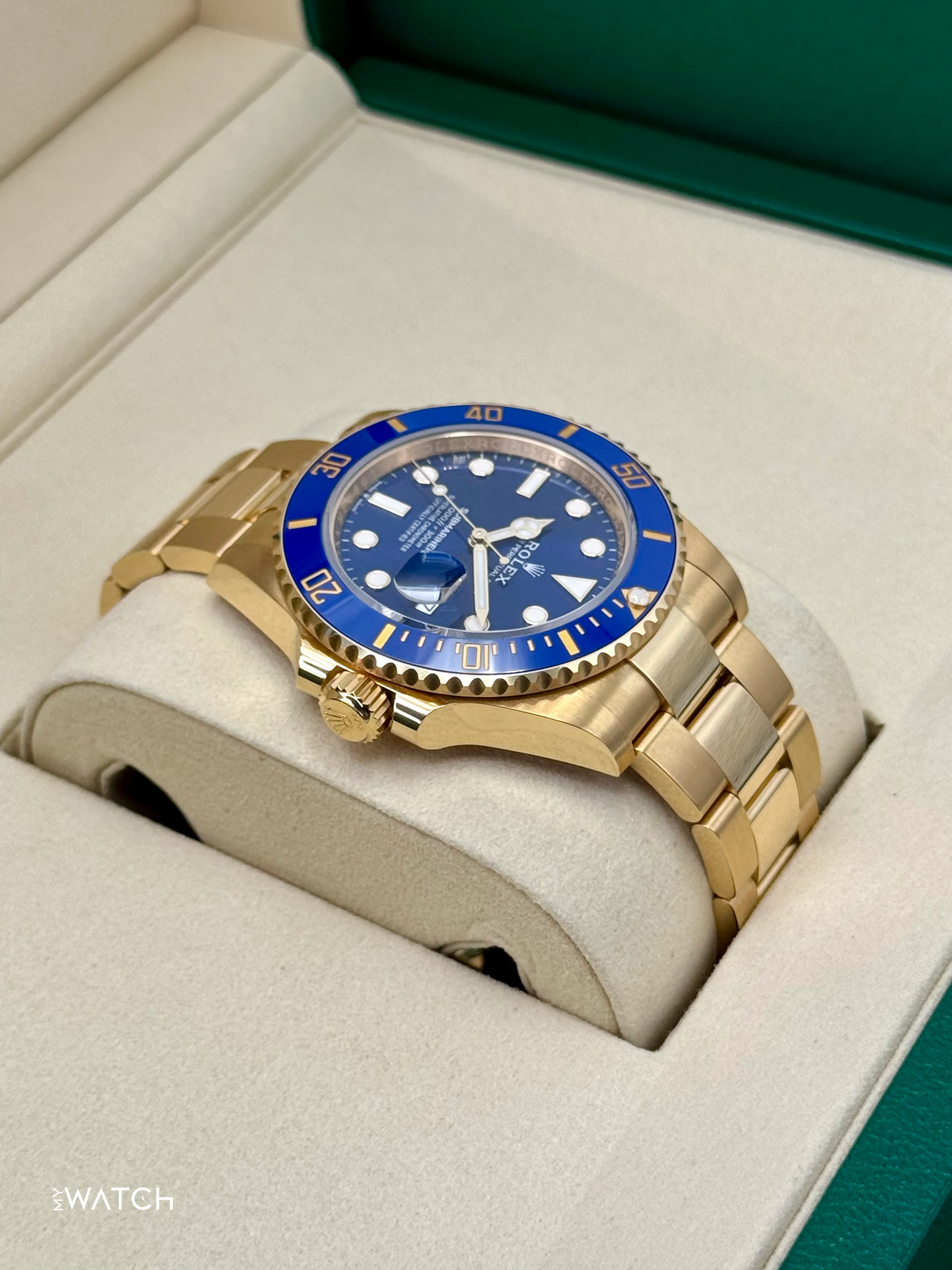 NEW 2025 Rolex Submariner "Bluesy" 41mm 126618LB Yellow Gold Blue Dial - Image 8