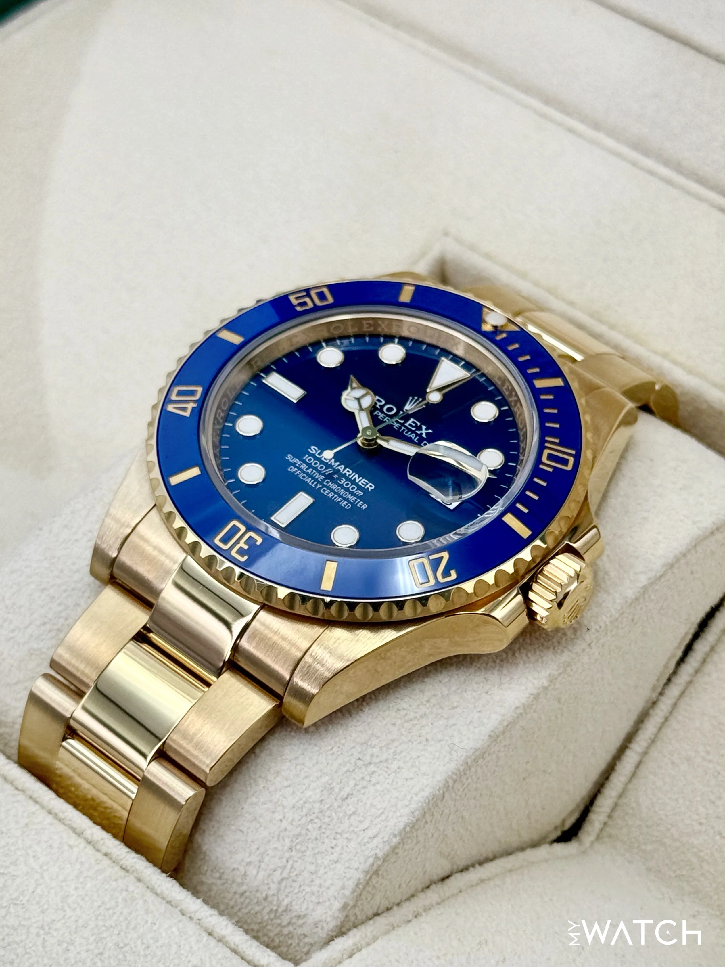Rolex Submariner "Bluesy" 41mm 126618LB Yellow Gold Blue Dial - Image 5