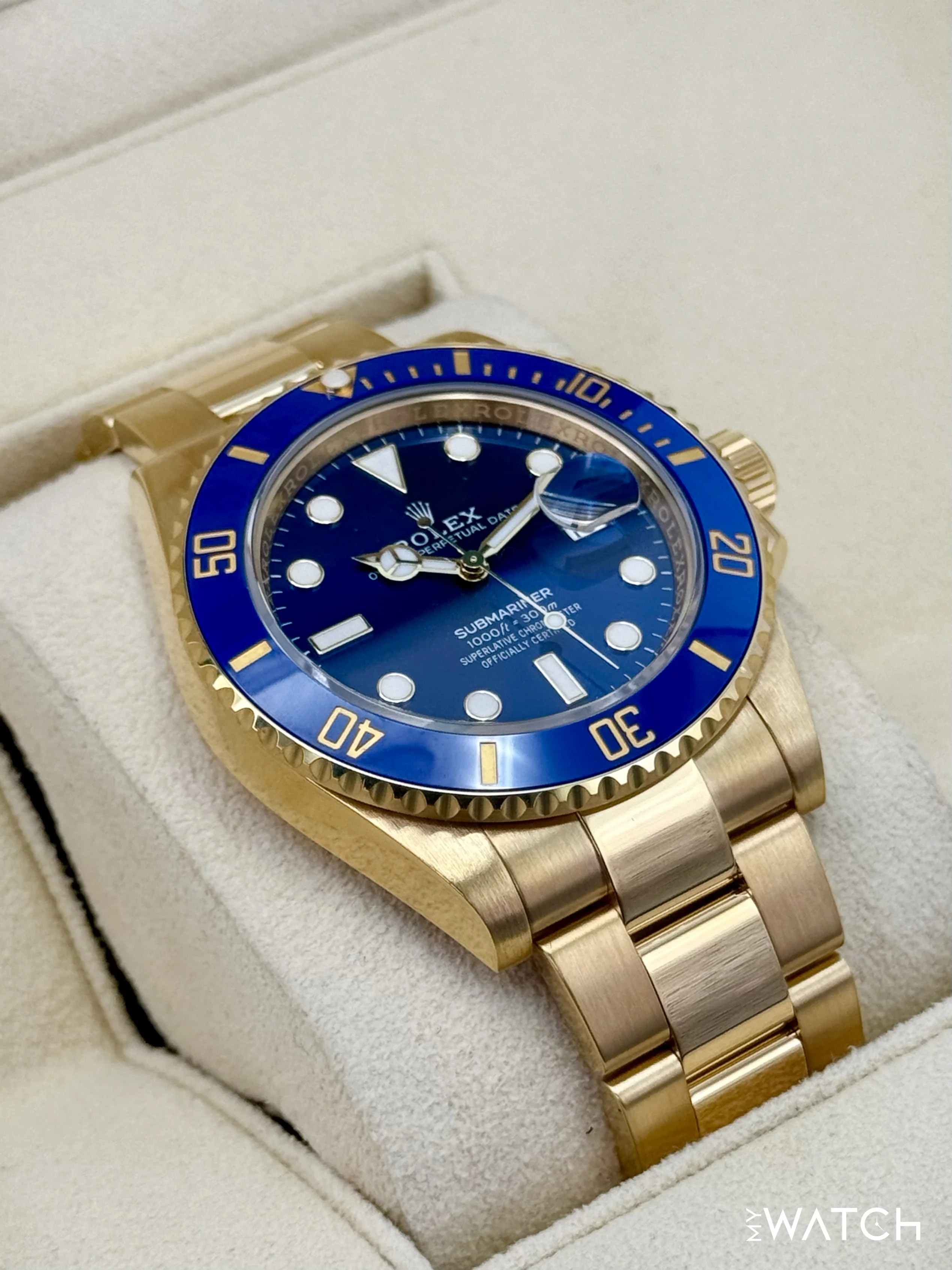 Rolex Submariner "Bluesy" 41mm 126618LB Yellow Gold Blue Dial - Image 6