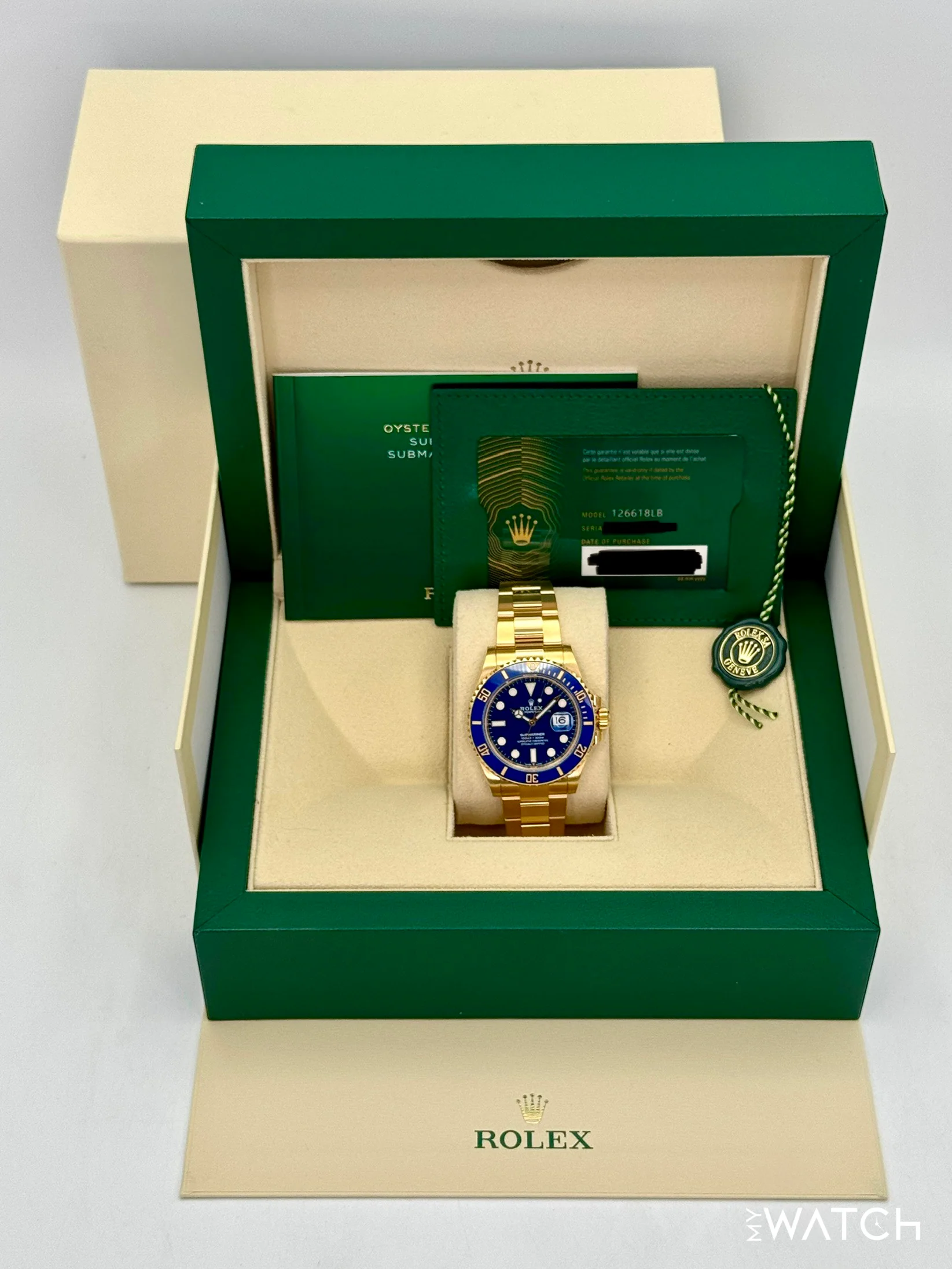 Rolex Submariner "Bluesy" 41mm 126618LB Yellow Gold Blue Dial - Image 7
