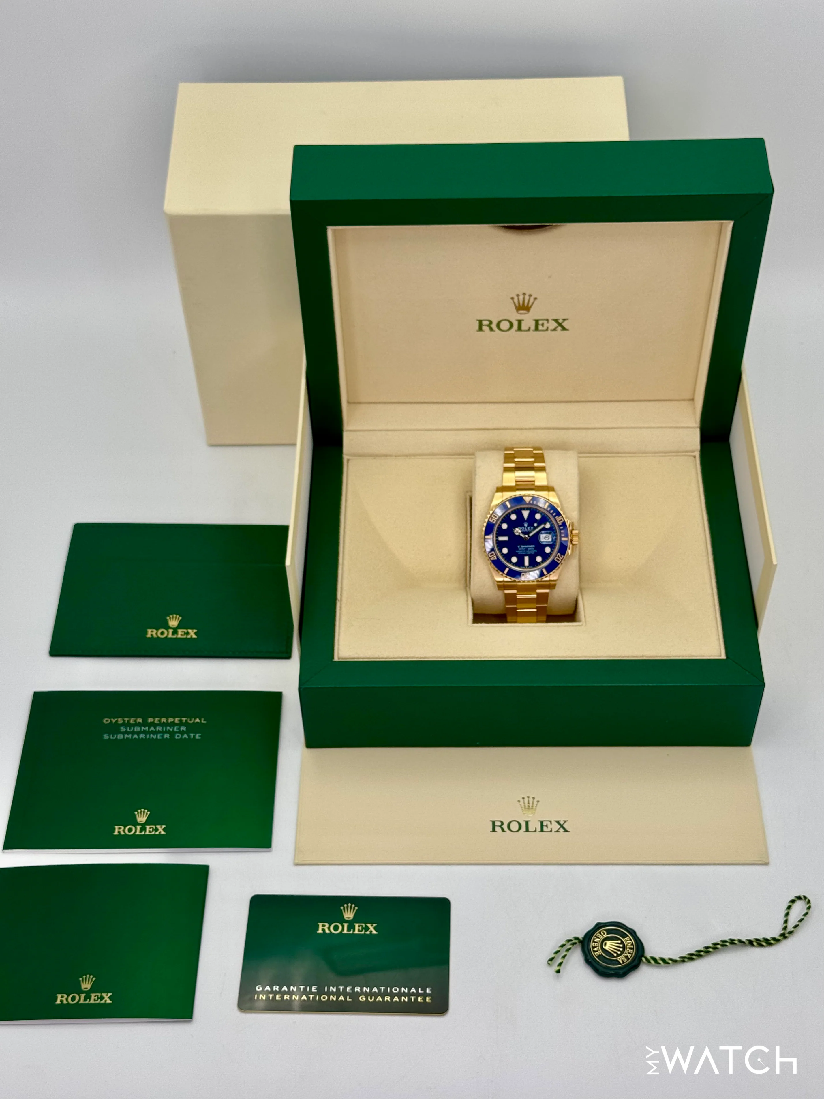 Rolex Submariner "Bluesy" 41mm 126618LB Yellow Gold Blue Dial - Image 8